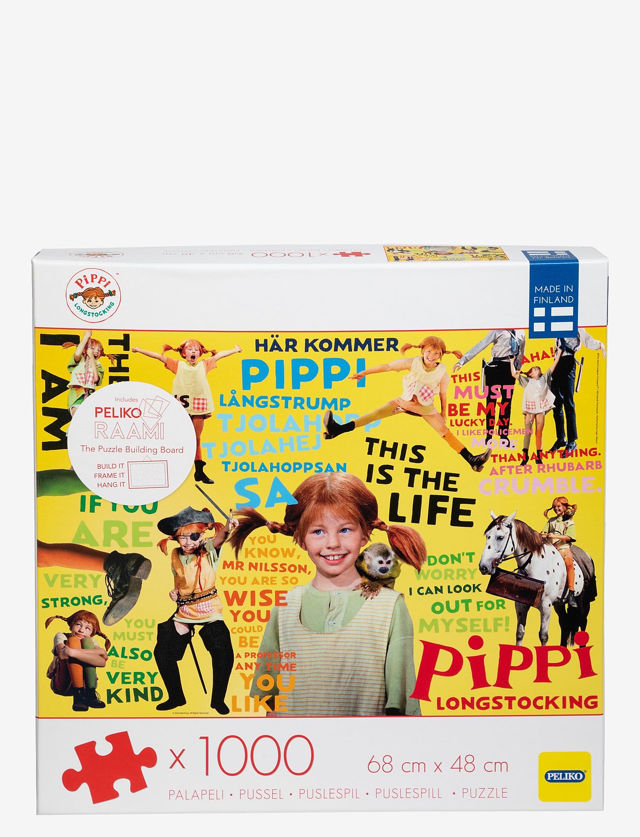 Martinex - PIPPI 1000 PUSSEL LIVE ACTION - classic puzzles - multicolor - 1