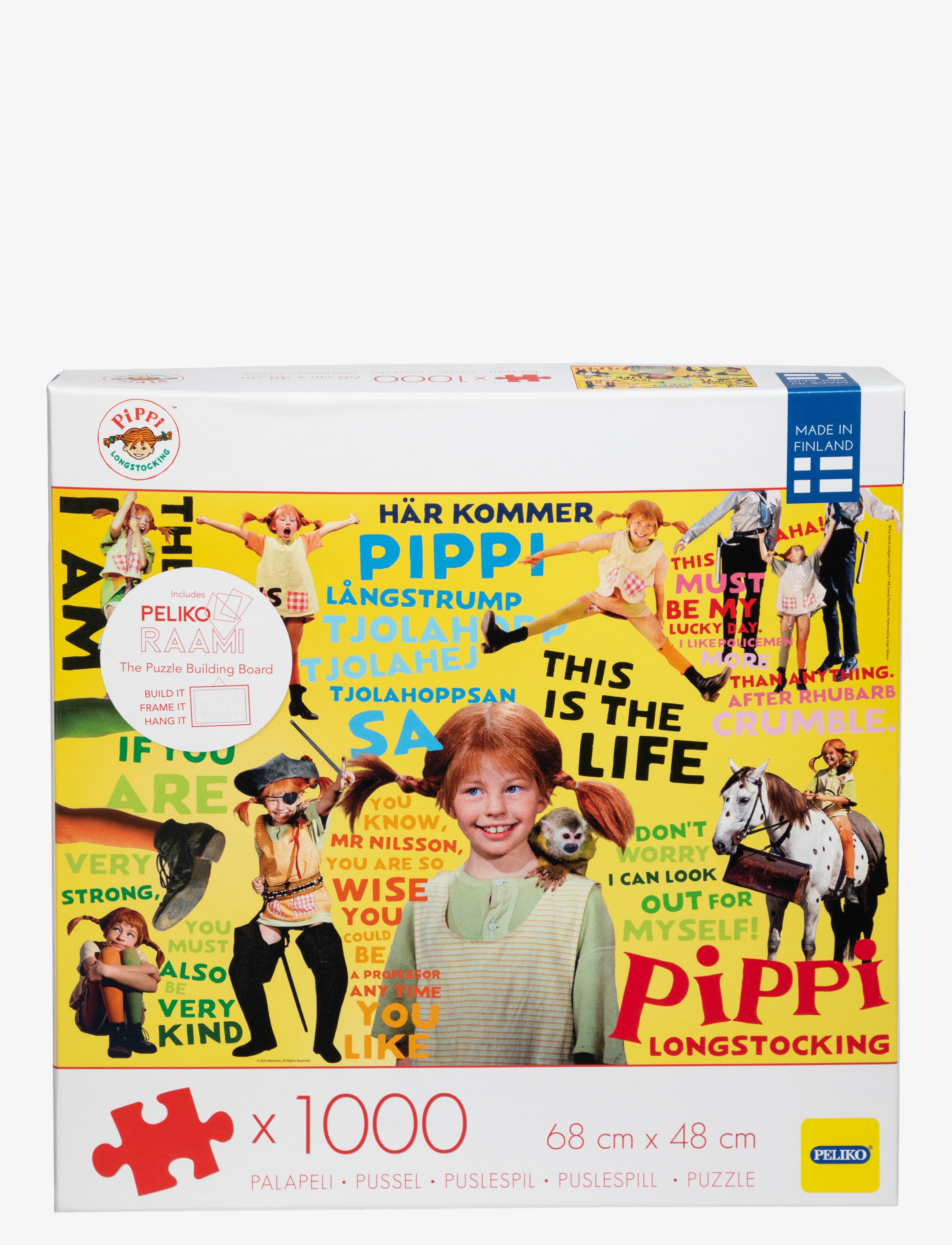 Martinex - PIPPI 1000 PUSSEL LIVE ACTION - klassikalised pusled - multicolor - 1