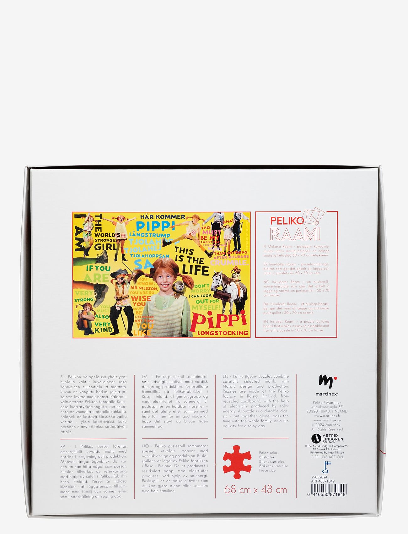 Martinex - PIPPI 1000 PUSSEL LIVE ACTION - classic puzzles - multicolor - 2