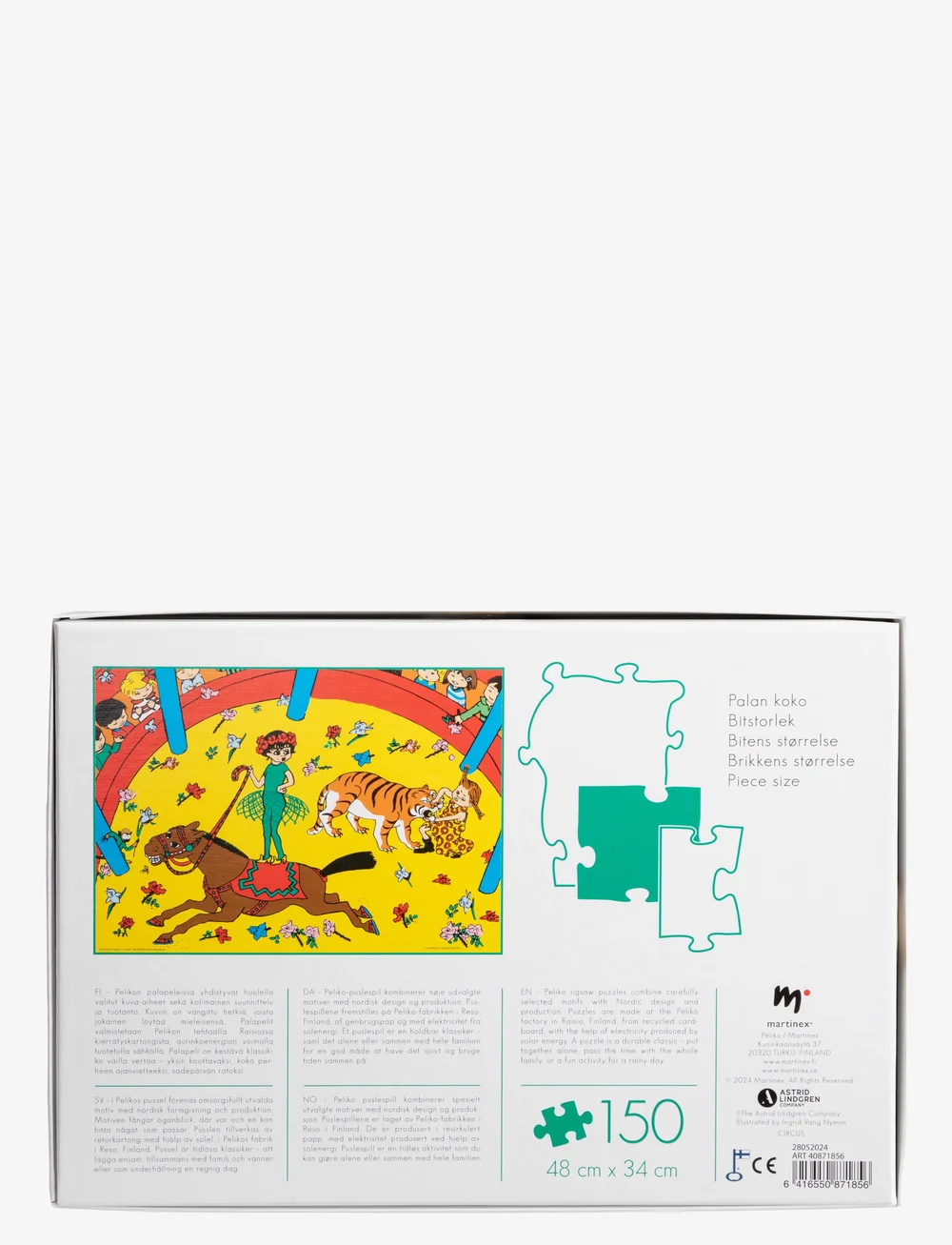 Martinex - PIPPI 150 PUSSEL CIRKUS - klassische puzzles - multicolor - 2