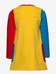 Martinex - PIPPI POCKET TUNIC SWE - long-sleeved casual dresses - yellow - 1
