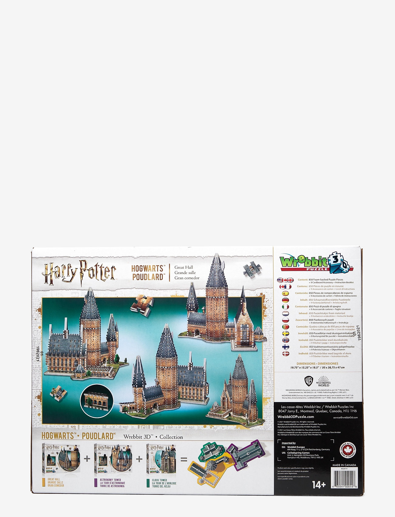 Martinex - HOGWARTS - GREAT HALL - 3d-puslespill - multi-coloured - 1
