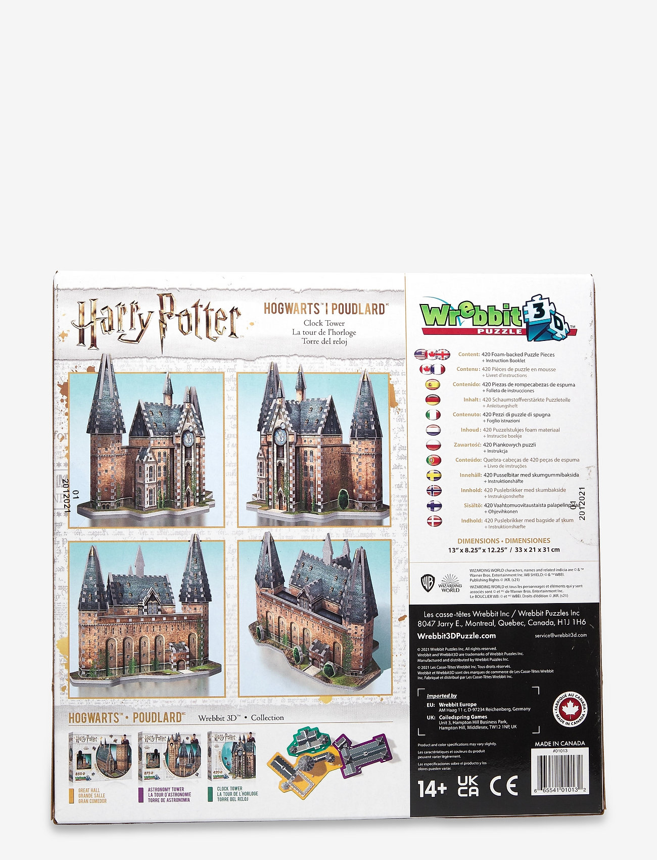 Harry Potter - HOGWARTS CLOCK TOWER - multi-coloured - 1