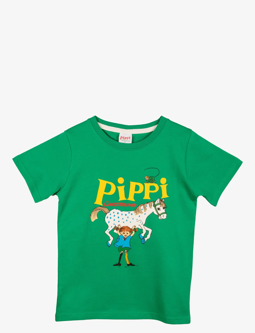 Pippi Langstrømpe - PIPPI T-SHIRT - kortærmede t-shirts - green - 0