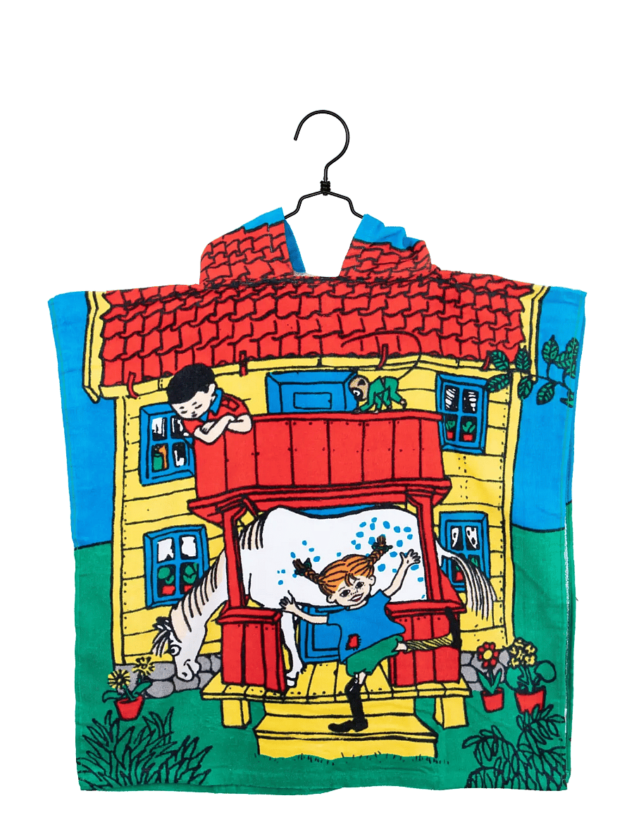 Pippi Langstrømpe - VILLEKULLA BADPONCHO - badekåber - yellow - 0
