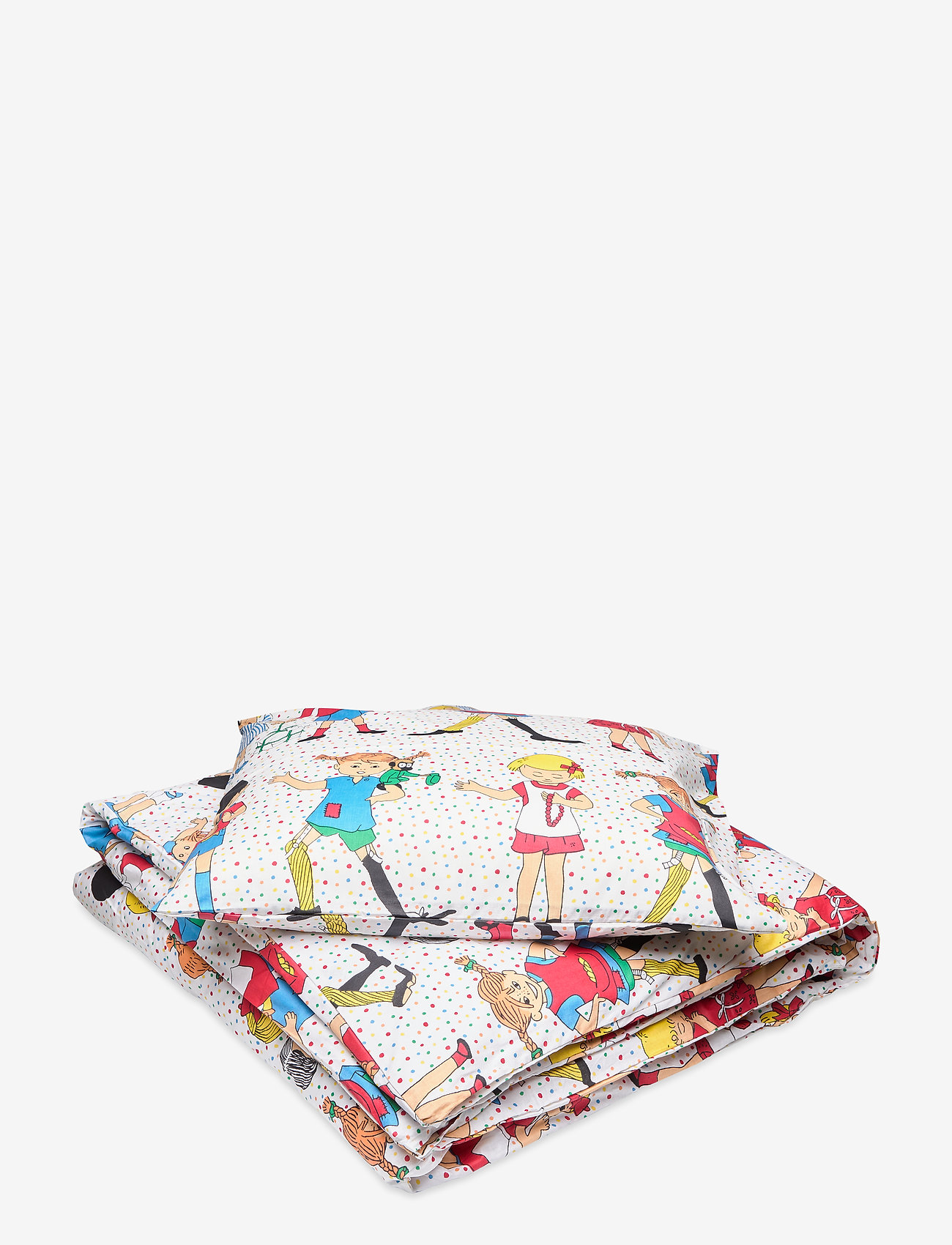 Martinex - PIPPI AND FRIENDS DUVET SET 150X210 - white - 0