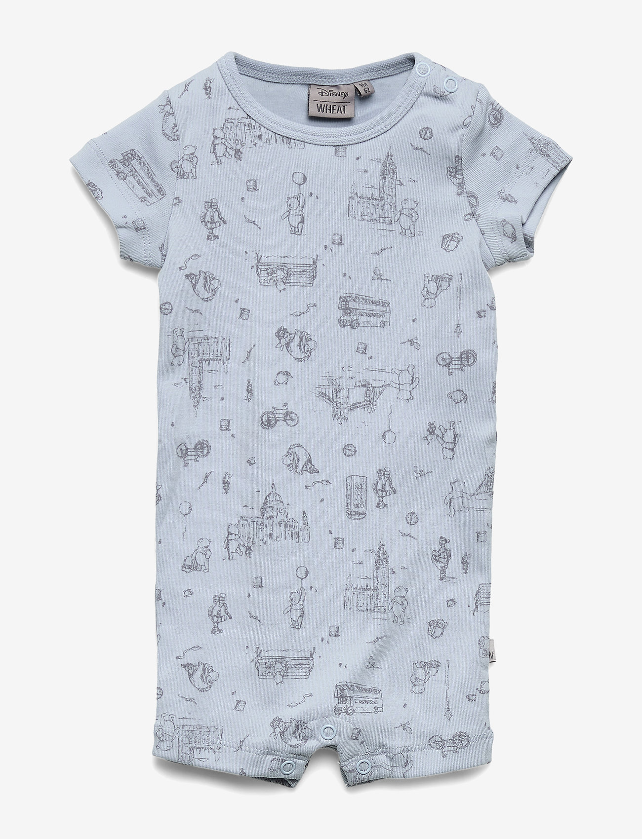 Disney by Wheat - Jumpsuit Winnie the Pooh SS - sky - 0