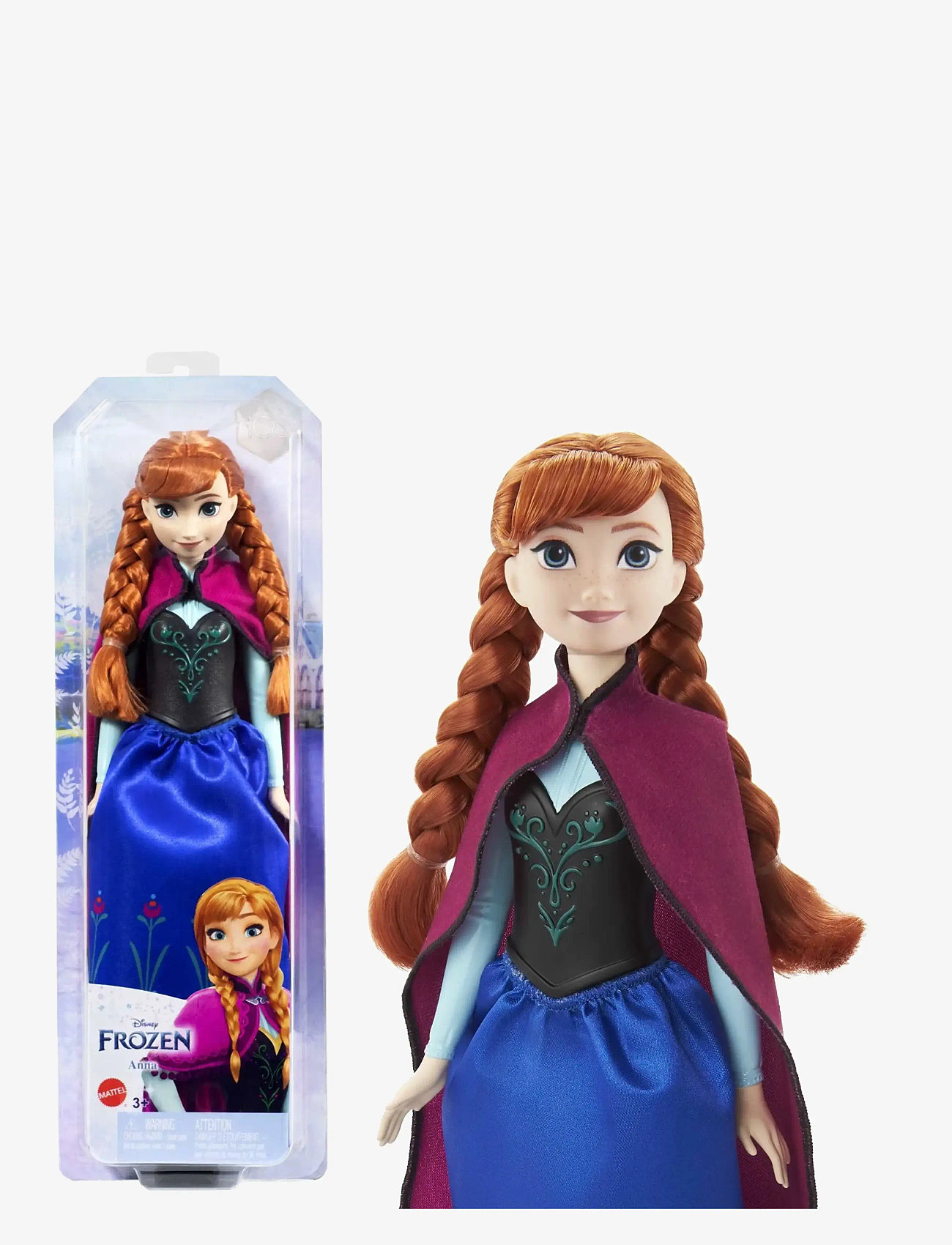 Die Eiskönigin Disney Frozen Anna Fashion Doll and Accessory Toy Inspired by the Movie - Puppen - MULTI COLOR / multi