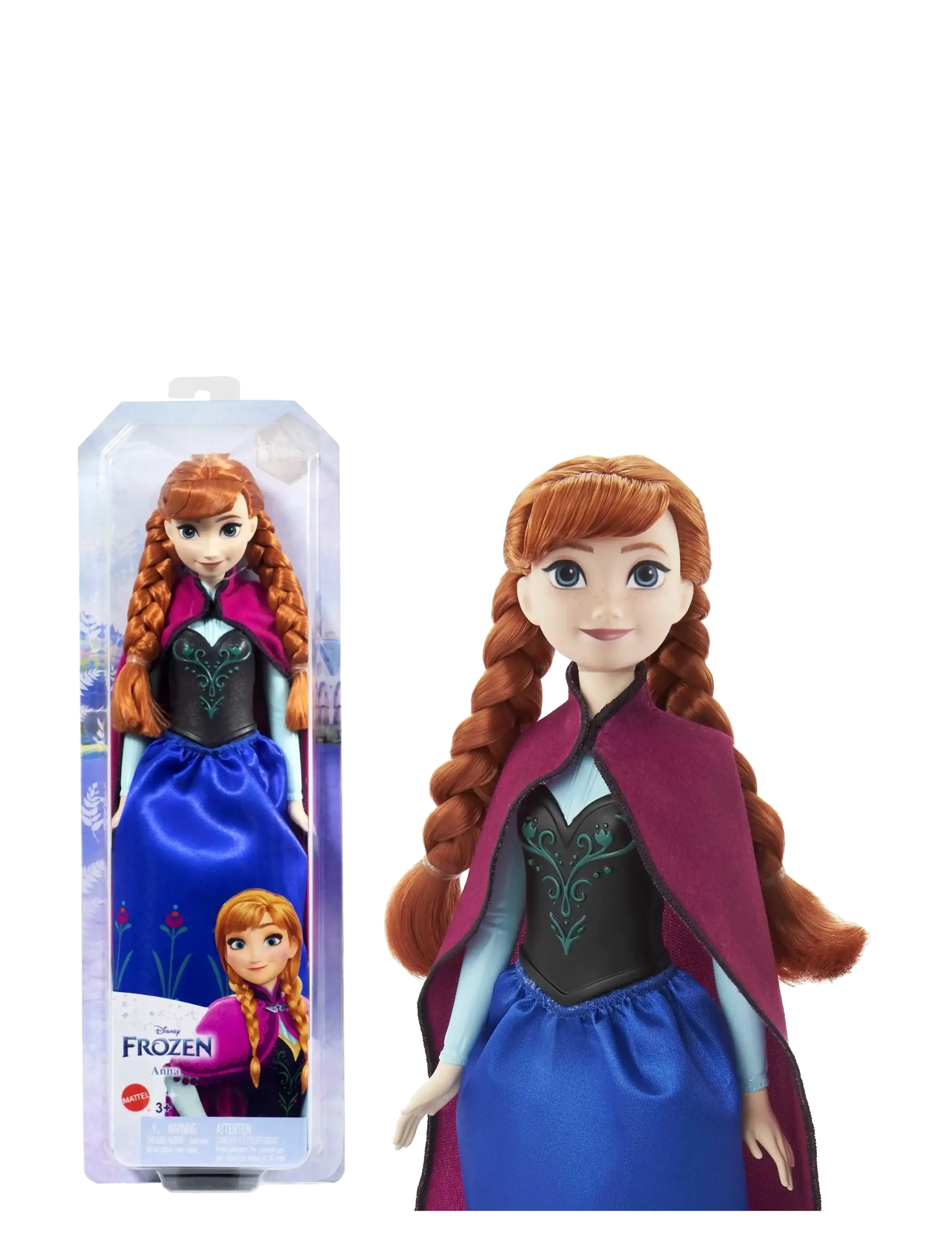 Frost Disney Frozen Anna Fashion Doll And Accessory Toy Inspired By The Movie, Børn, Dolls, Multi/mønstret, Str: ONE SIZE