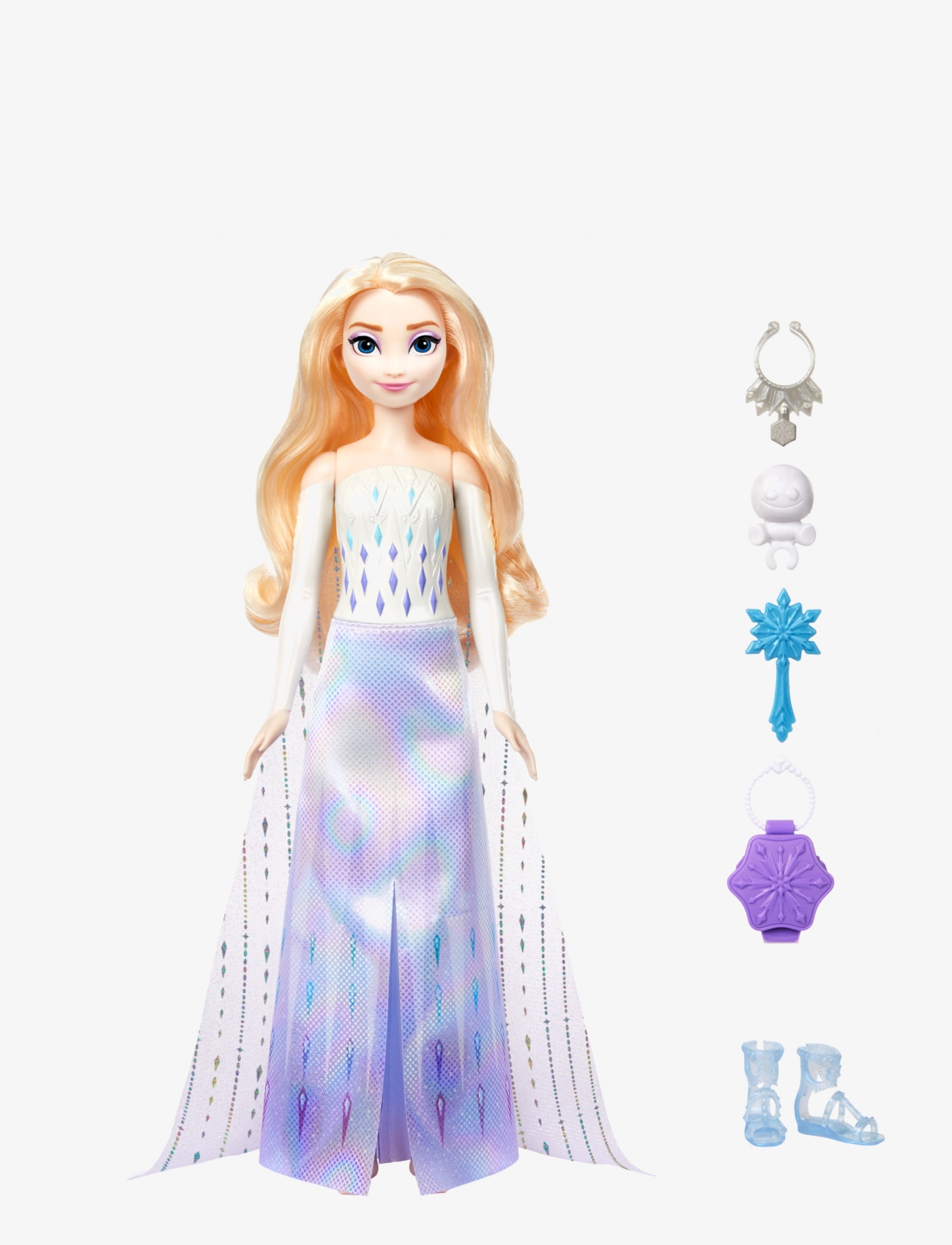 Frost Disney Frozen Spin & Reveal Elsa Doll, Børn, Dolls, Multi/mønstret, Str: ONE SIZE