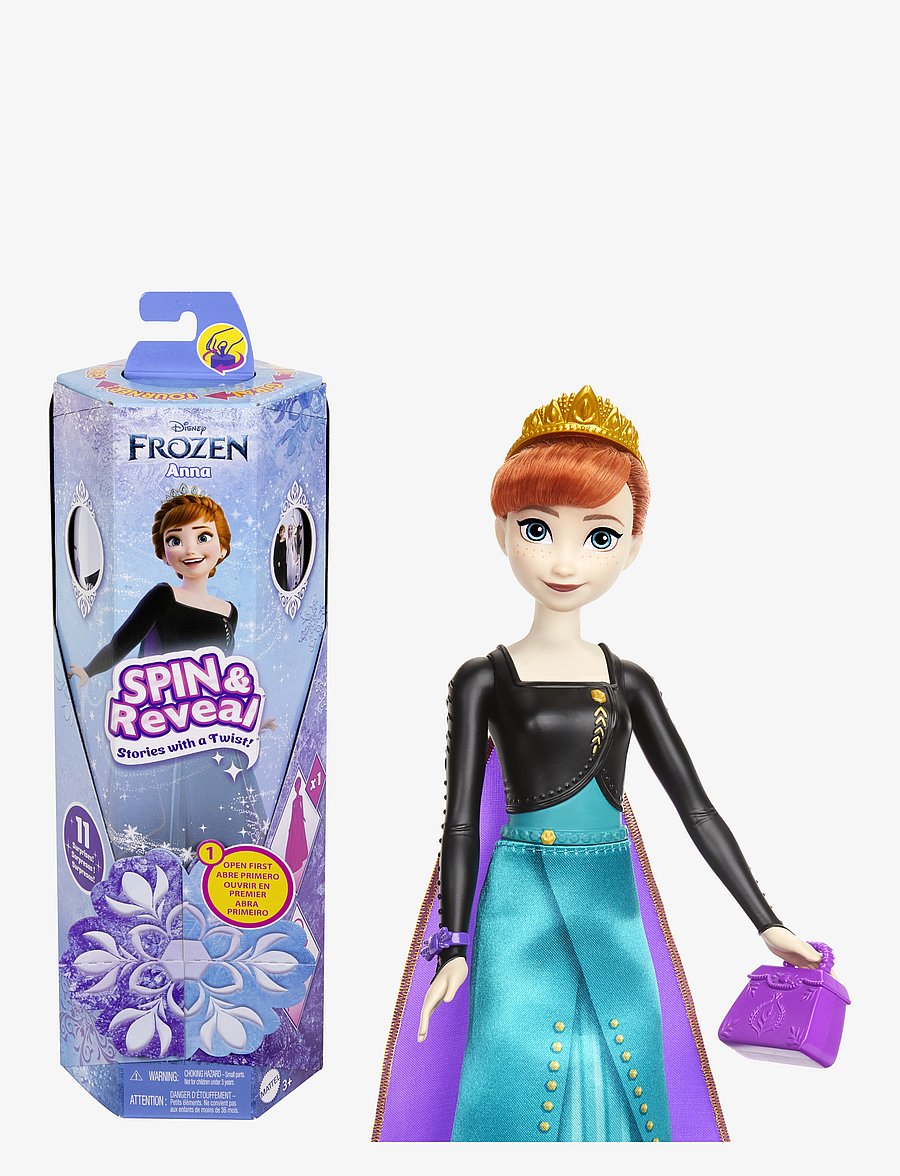 Külmunud - Disney Frozen SPIN & REVEAL Anna - nukud - multicolor - 4
