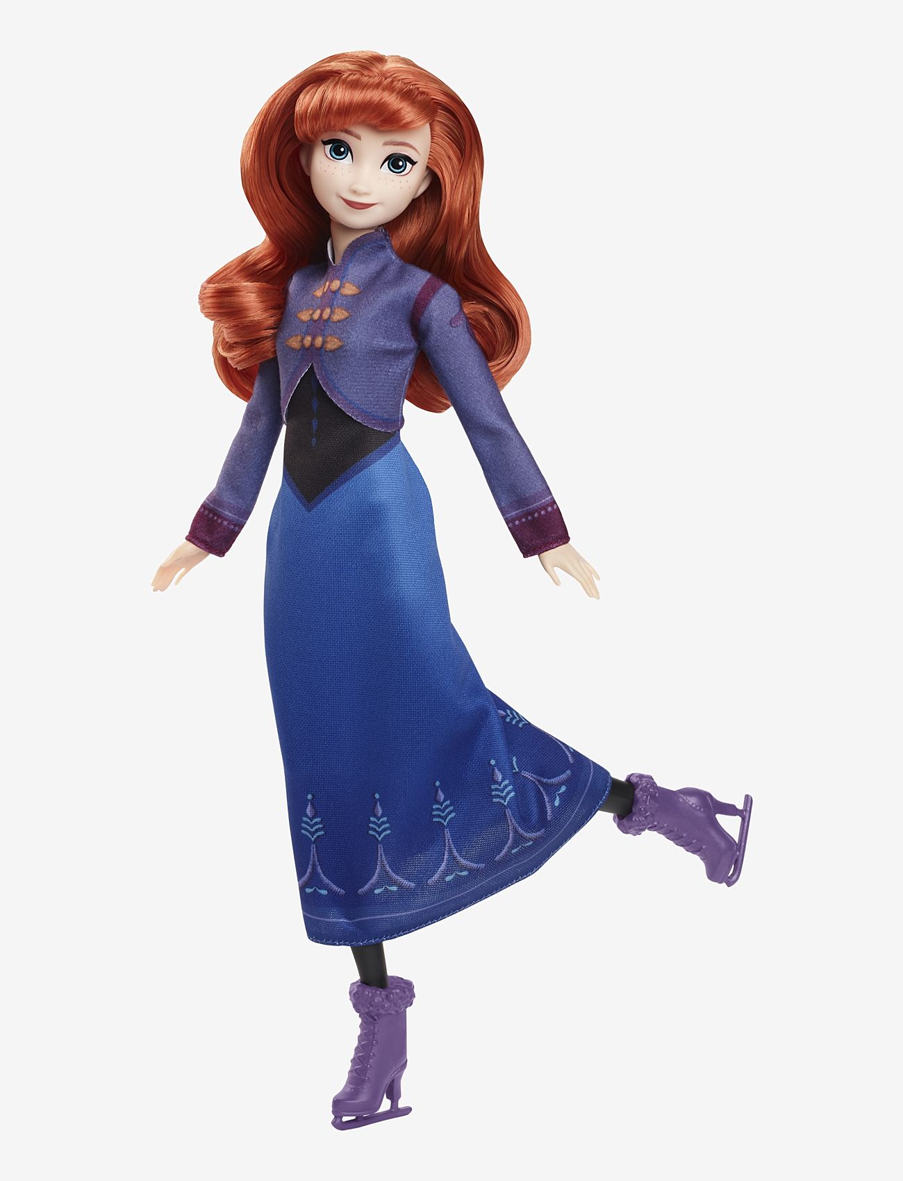 Frost - Disney Frozen Ice-Skating Anna Fashion Doll with Skates & Shoes Inspired by Frozen: Winter Festival - dockor - multi color - 1