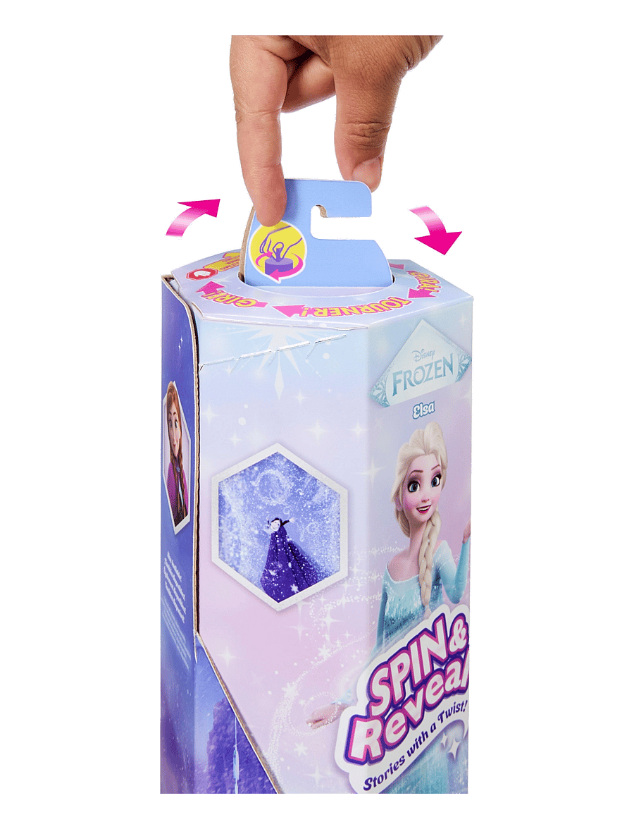 Külmunud - Disney Frozen Spin & Reveal Elsa Fashion Doll & Accessories with 11 Surprises from Disney Movie - nukud - multi color - 2