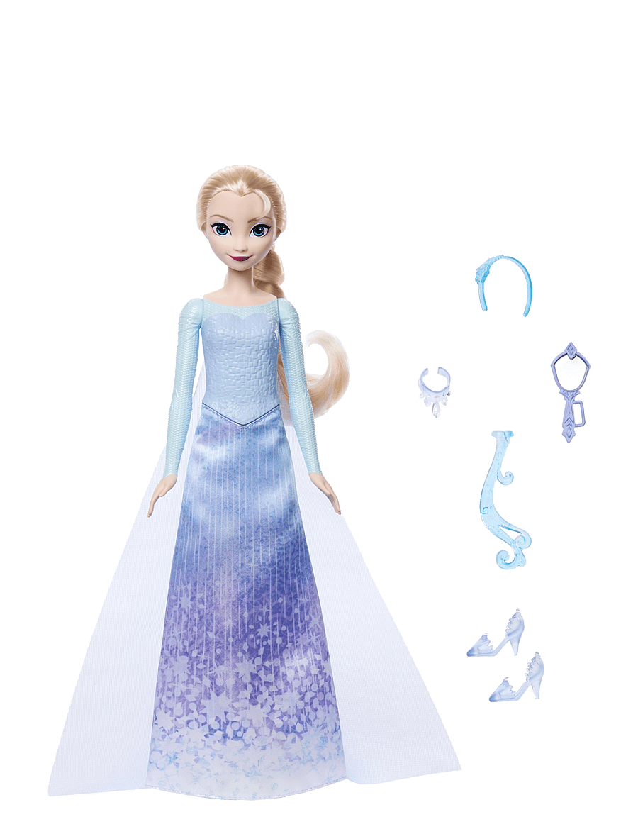 Külmunud - Disney Frozen Spin & Reveal Elsa Fashion Doll & Accessories with 11 Surprises from Disney Movie - nukud - multi color - 4