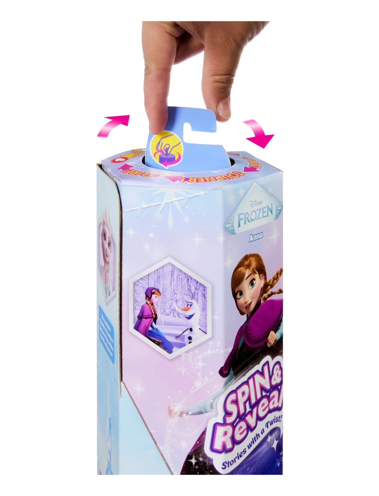 Frozen - Disney Frozen Spin & Reveal Anna Fashion Doll & Accessories with 11 Surprises from Disney Movie - poupées - multi color - 3