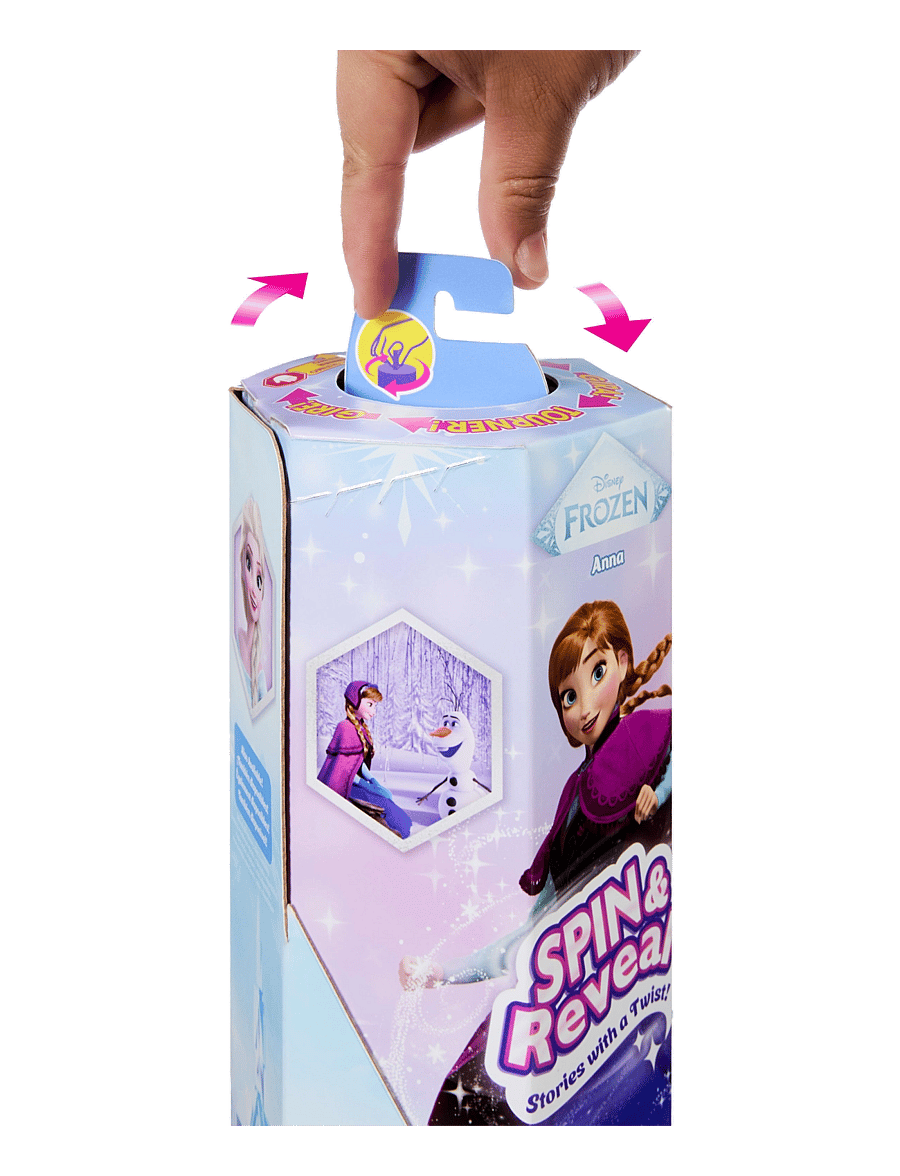 Külmunud - Disney Frozen Spin & Reveal Anna Fashion Doll & Accessories with 11 Surprises from Disney Movie - nukud - multi color - 3