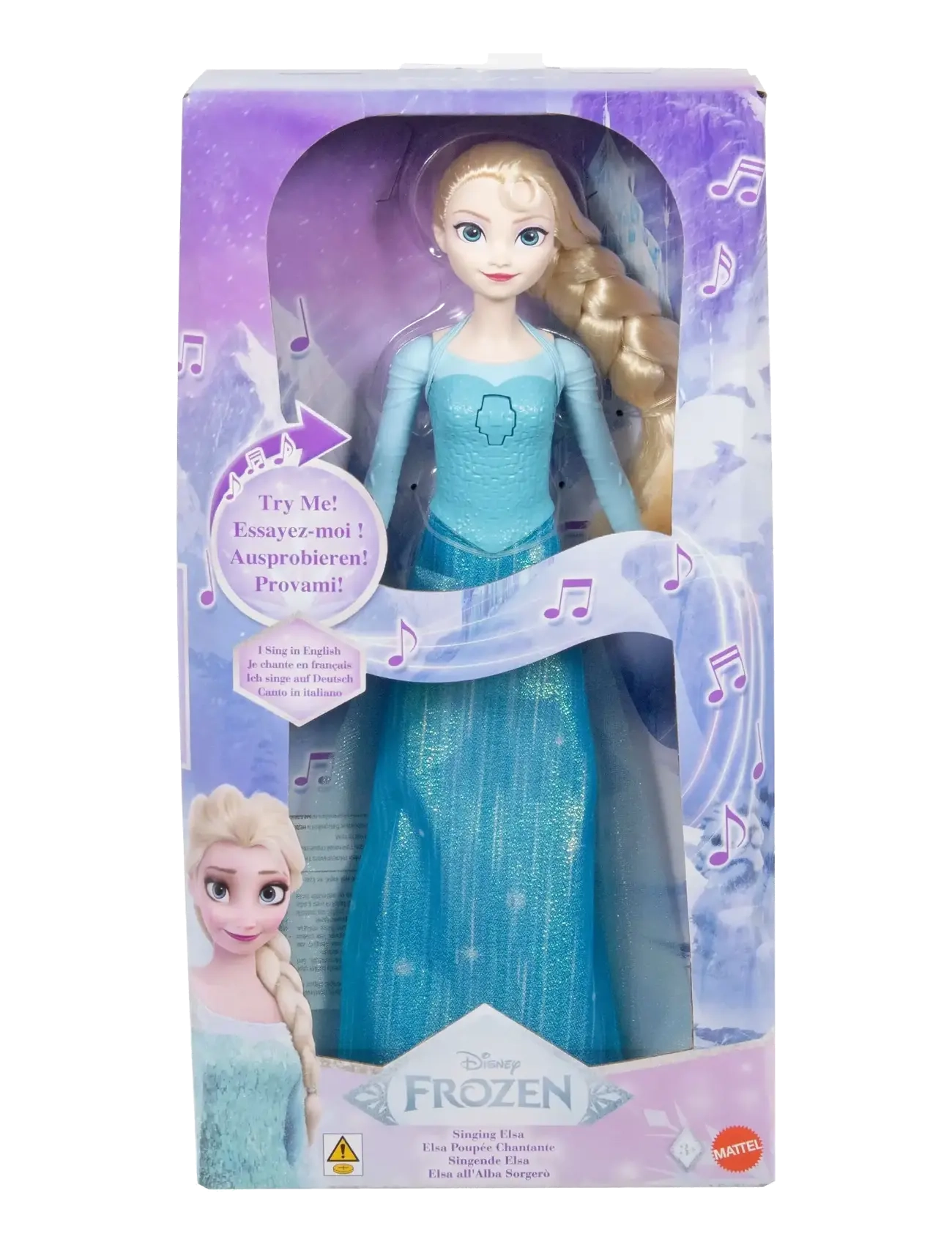 Frozen - Disney Frozen Singing Elsa Doll Sings “Let It Go” in 4 Languages from Movie - poupées - multi color - 2