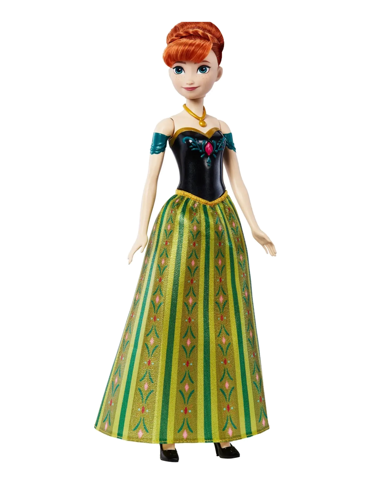 Disney Frozen - Disney Frozen Singing Anna Doll Sings “For the First Time in Forever” in 4 Languages from Movie - multi color - 3