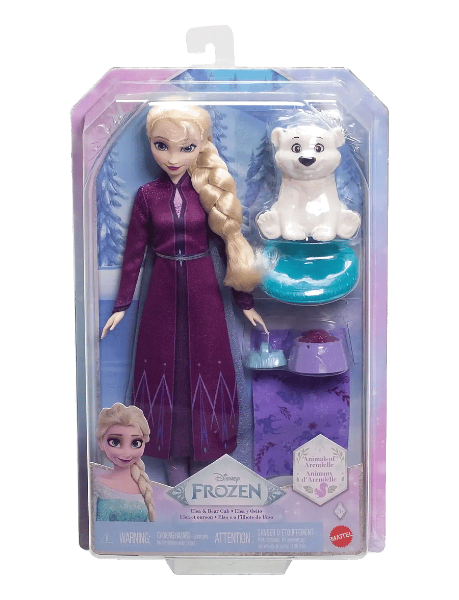 Disney Frozen - Disney Frozen Elsa Fashion Doll & Polar Bear Cub Figure with 4 Nurturing Accessories - die niedrigsten preise - multi color - 5