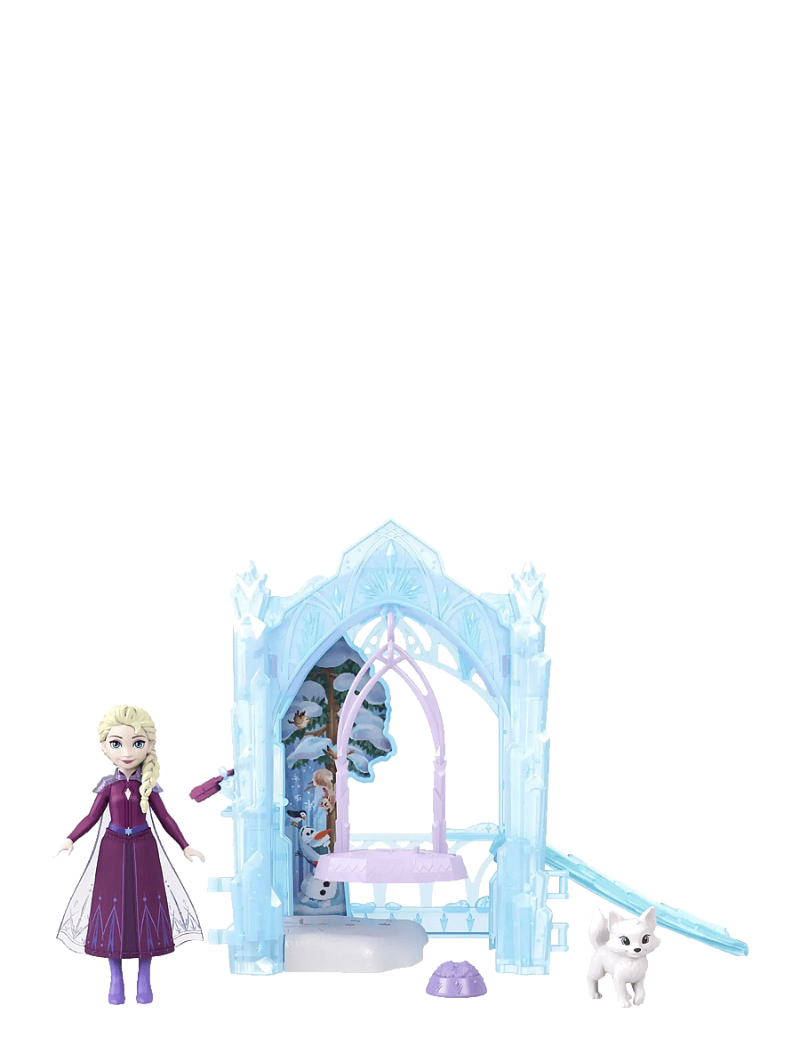 Die Eiskönigin - Disney Frozen Storytime Stackers Elsa Small Doll & Icy Animal Hideaway Playset w/ Fox & Bird Figures - puppen - multicolor - 2