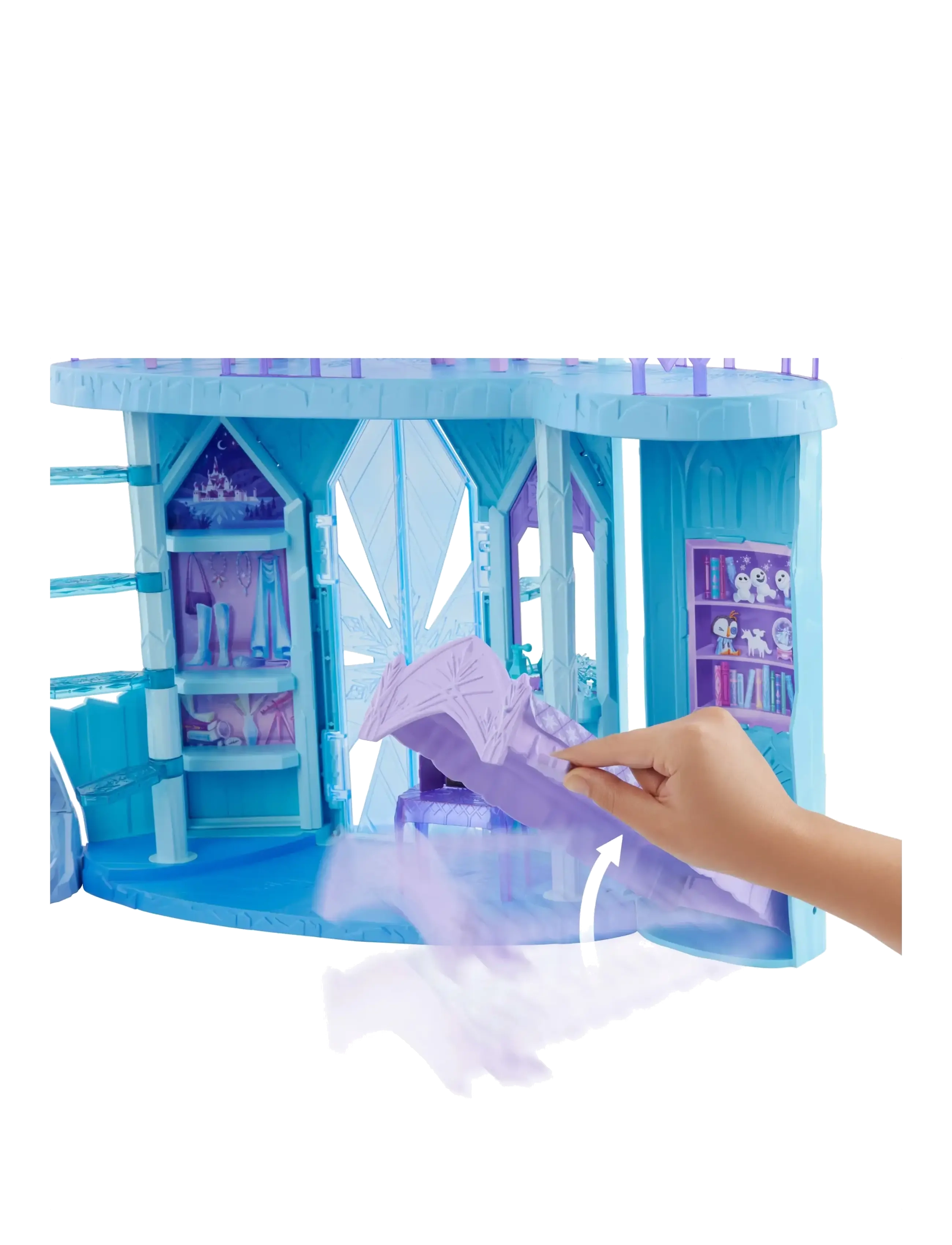 Die Eiskönigin - Disney Frozen Elsa’s Frozen Ice Palace Castle Playset with Olaf, 5 Play Areas & 21 Accessories - spiel-sets - multi color - 2