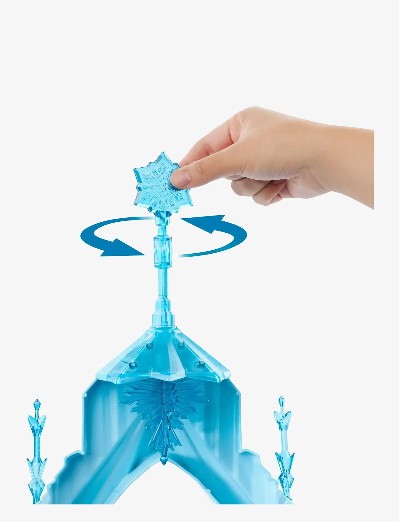 Frost - Disney Frozen Elsa’s Frozen Ice Palace Castle Playset with Olaf, 5 Play Areas & 21 Accessories - legesæt - multi color - 3