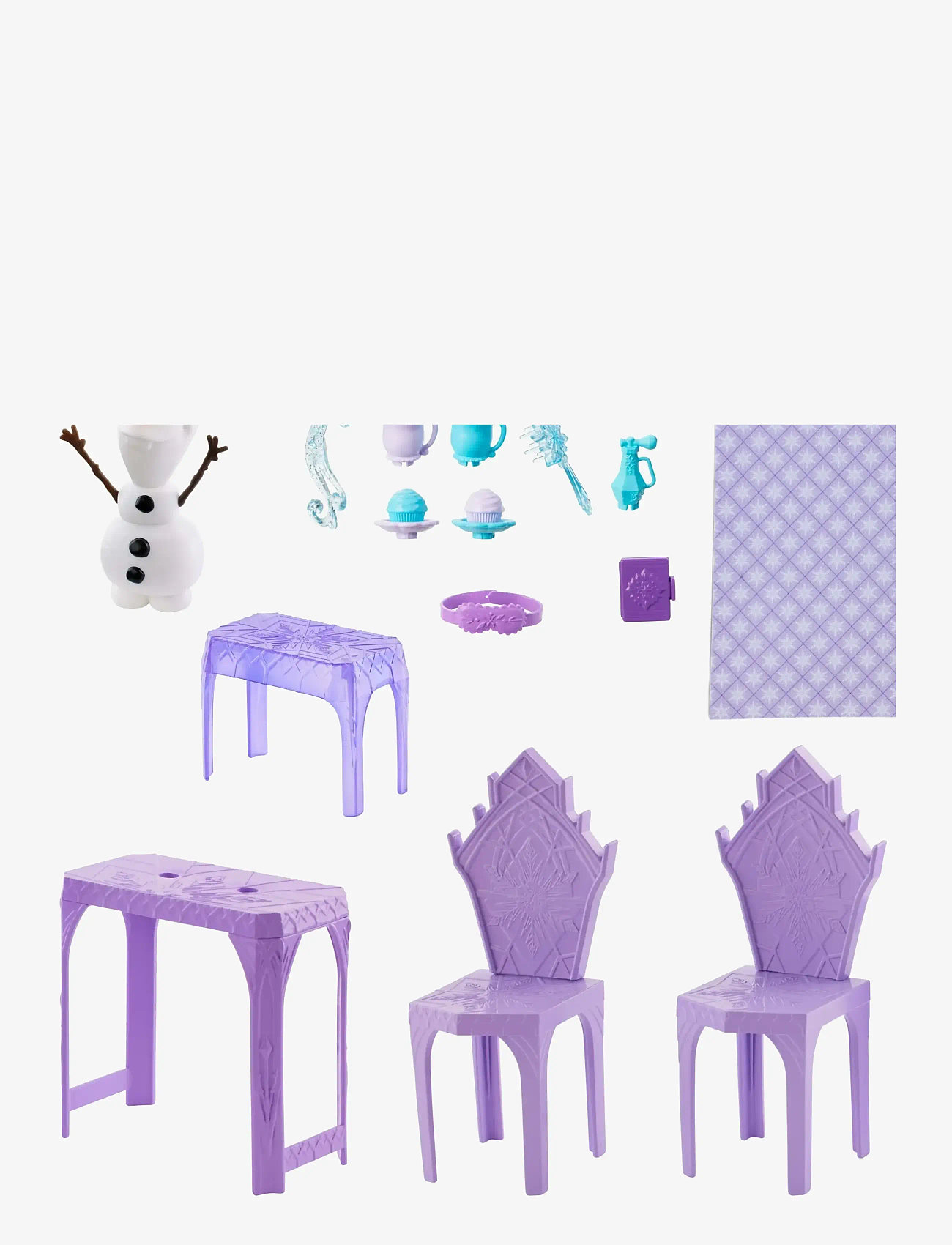 Frost - Disney Frozen Elsa’s Frozen Ice Palace Castle Playset with Olaf, 5 Play Areas & 21 Accessories - legesæt - multi color - 4