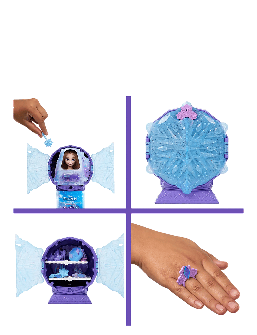 „Frozen“ - Disney Frozen Jewel Reveal Ice Skating Elsa Fashion Doll with 8 Surprises Including Gem Box & Accy - lėlės - multi color - 2