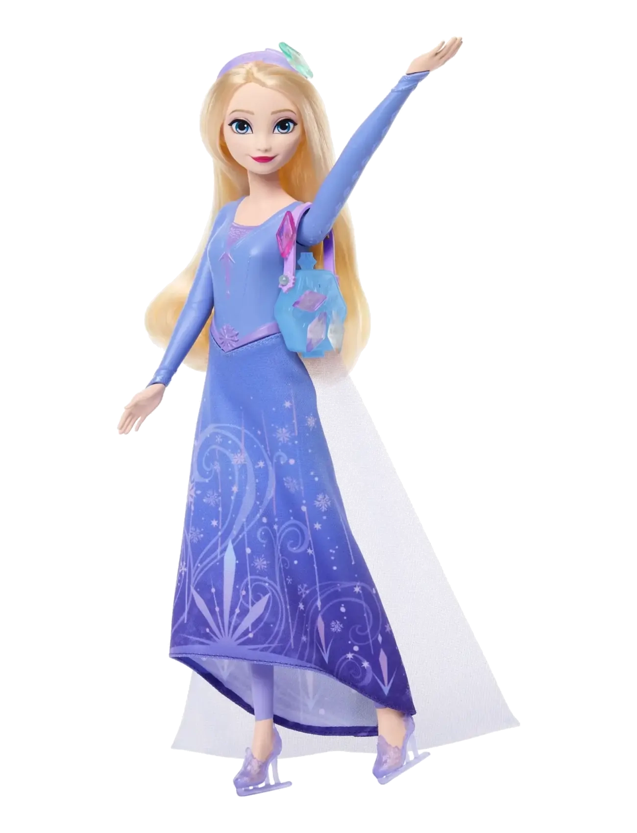 „Frozen“ - Disney Frozen Jewel Reveal Ice Skating Elsa Fashion Doll with 8 Surprises Including Gem Box & Accy - lėlės - multi color - 3