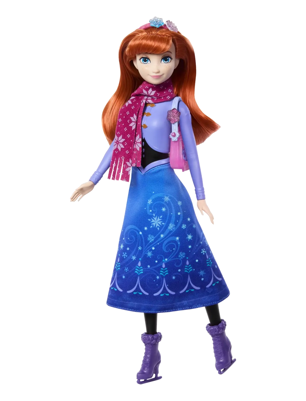 Die Eiskönigin - Disney Frozen Jewel Reveal Ice Skating Anna Fashion Doll with 8 Surprises Including Gem Box & Accy - puppen - multicolor - 1