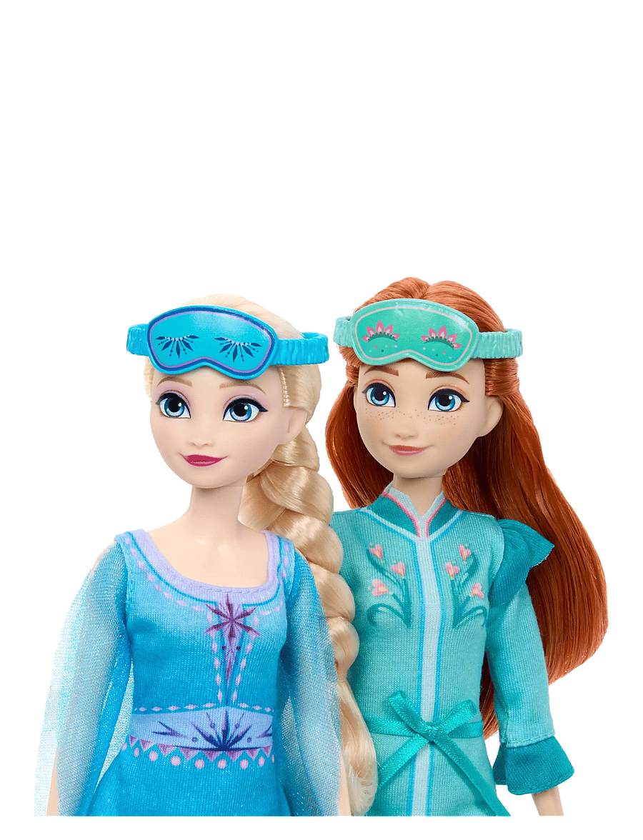Die Eiskönigin - Disney Frozen Slumber Sister Set with Anna & Elsa Fashion Dolls, Olaf & 14 Accessories - multicolor - 2