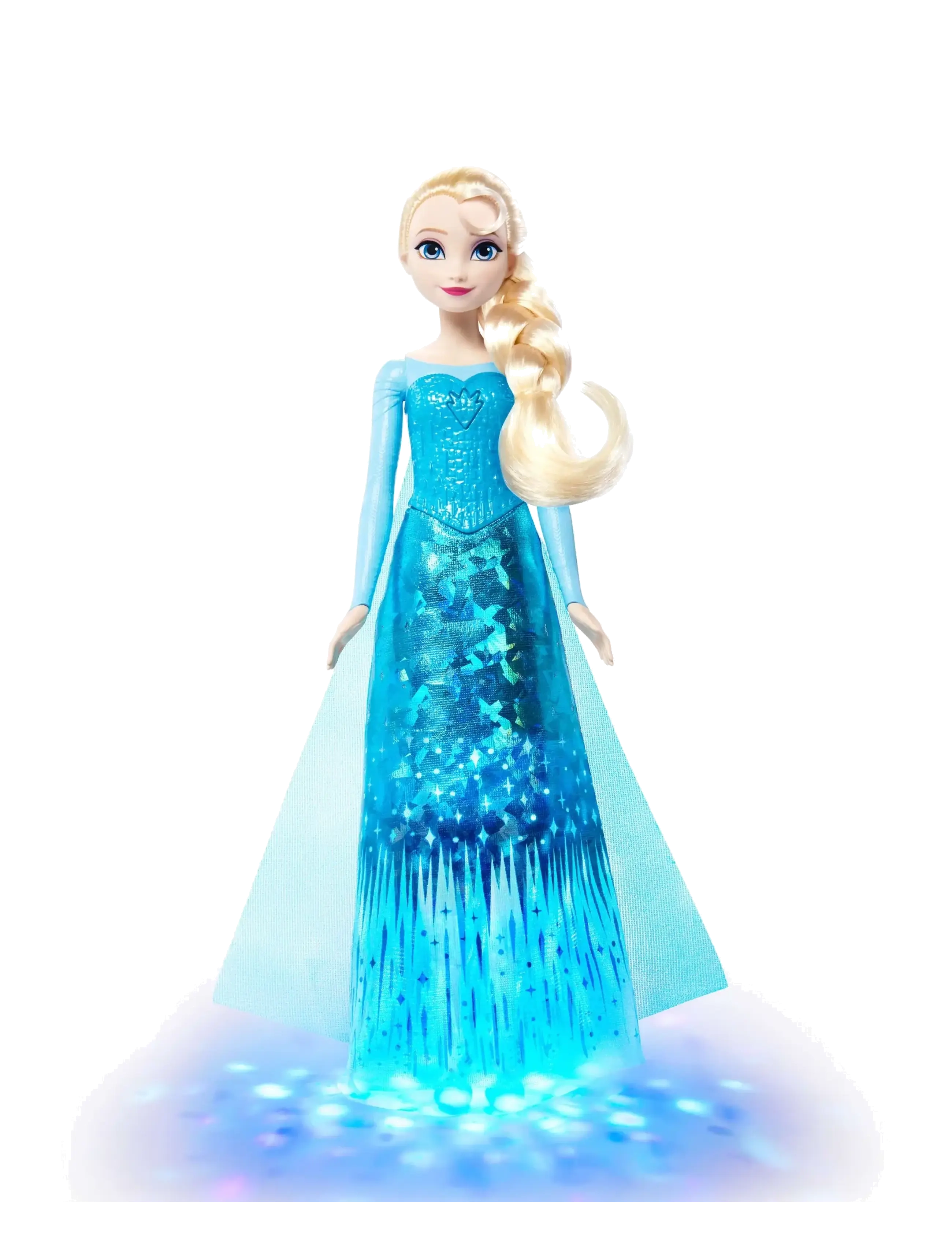 Frozen Disney Frozen Singing Elsa Fashion Doll with Lights & Music, Sings “Let It Go” in 4 Languages - Dolls & Accessories - MULTICOLOR / multi