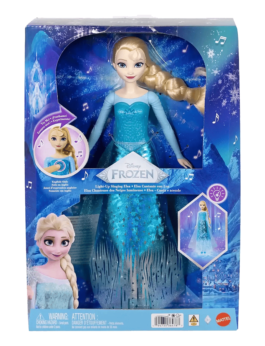 Külmunud - Disney Frozen Singing Elsa Fashion Doll with Lights & Music, Sings “Let It Go” in 4 Languages - multicolor - 2