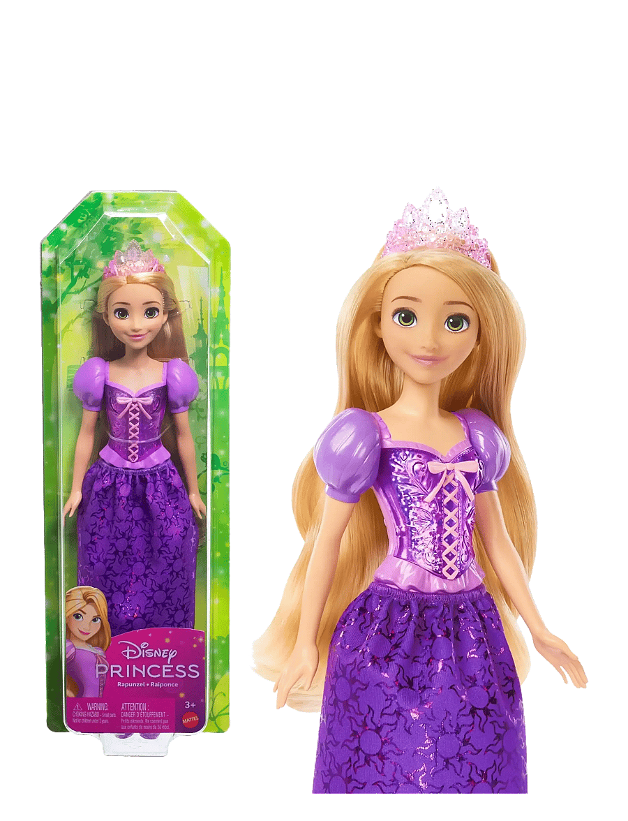 Disney Princess - Disney Princess Rapunzel Doll with Sparkling Fashion & Accessories, Inspired by Disney Tangled Movie - puppen - multi color - 1