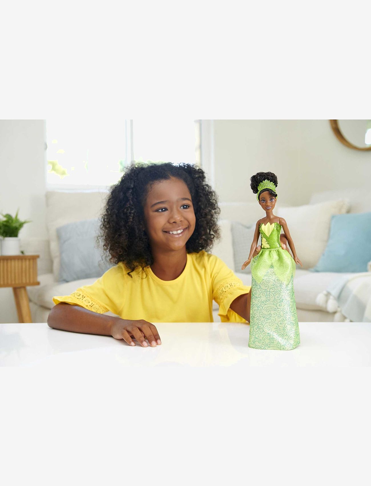 Disney Princess - Disney Princess Tiana Doll with Sparkling Fashion & Accessories, Inspired by The Princess & the Frog - dukker - multi color - 2