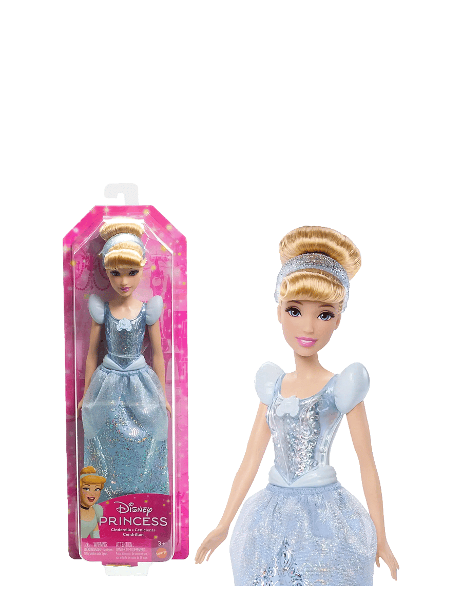 Disney Princess - Disney Princess Cinderella Doll with Sparkling Fashion & Accessories, Inspired by Disney Movie - dúkkur - multi color - 1