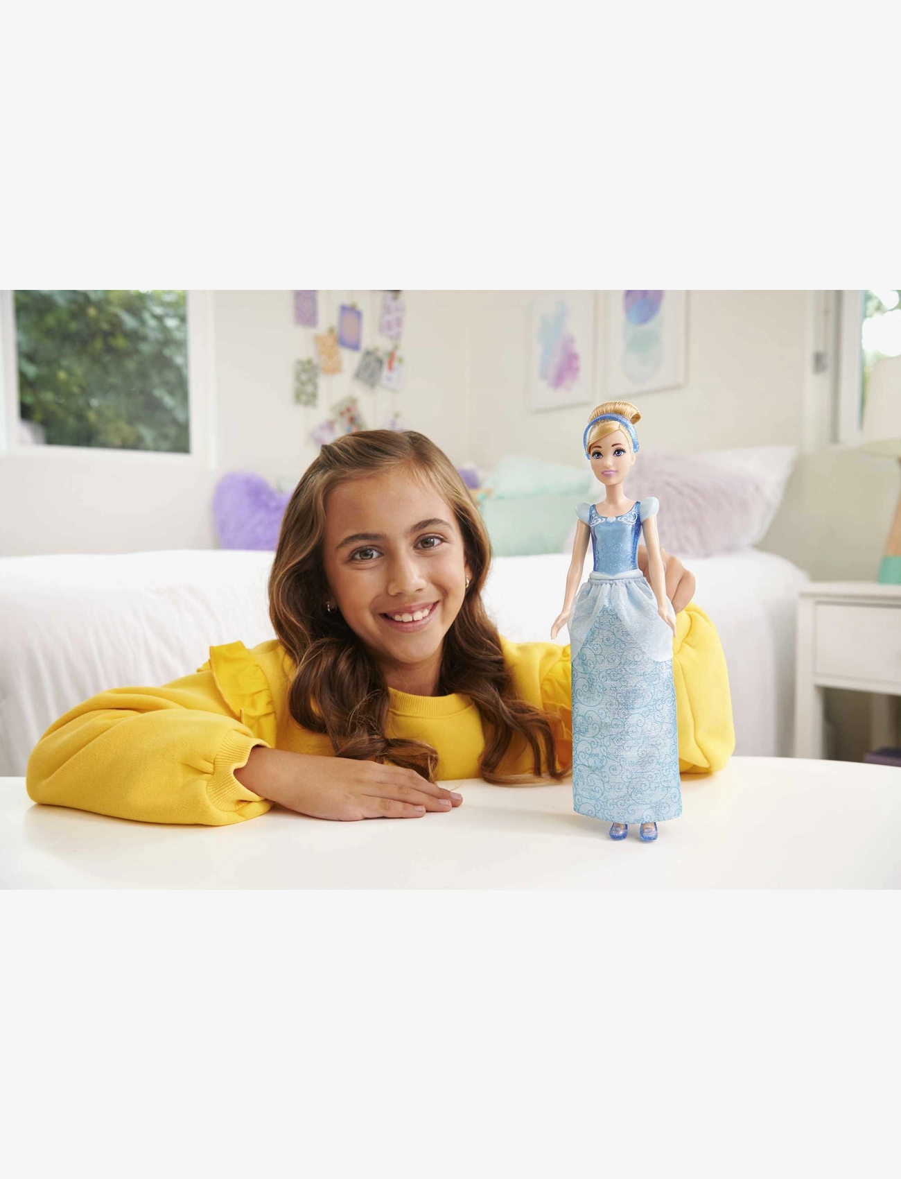 Disney Princess - Disney Princess Cinderella Doll with Sparkling Fashion & Accessories, Inspired by Disney Movie - dukker - multi color - 2