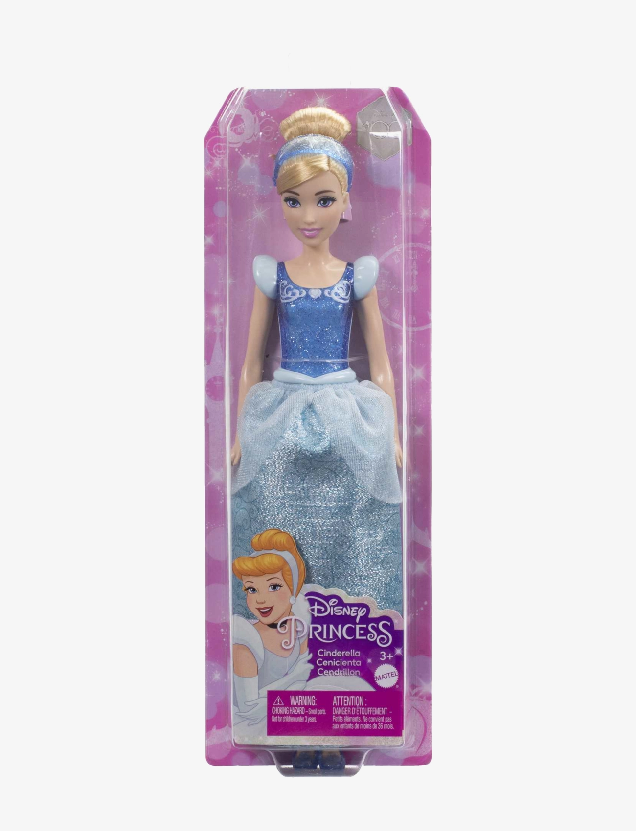 Disney Princess - Disney Princess Cinderella Doll with Sparkling Fashion & Accessories, Inspired by Disney Movie - lägsta priserna - multi color - 5