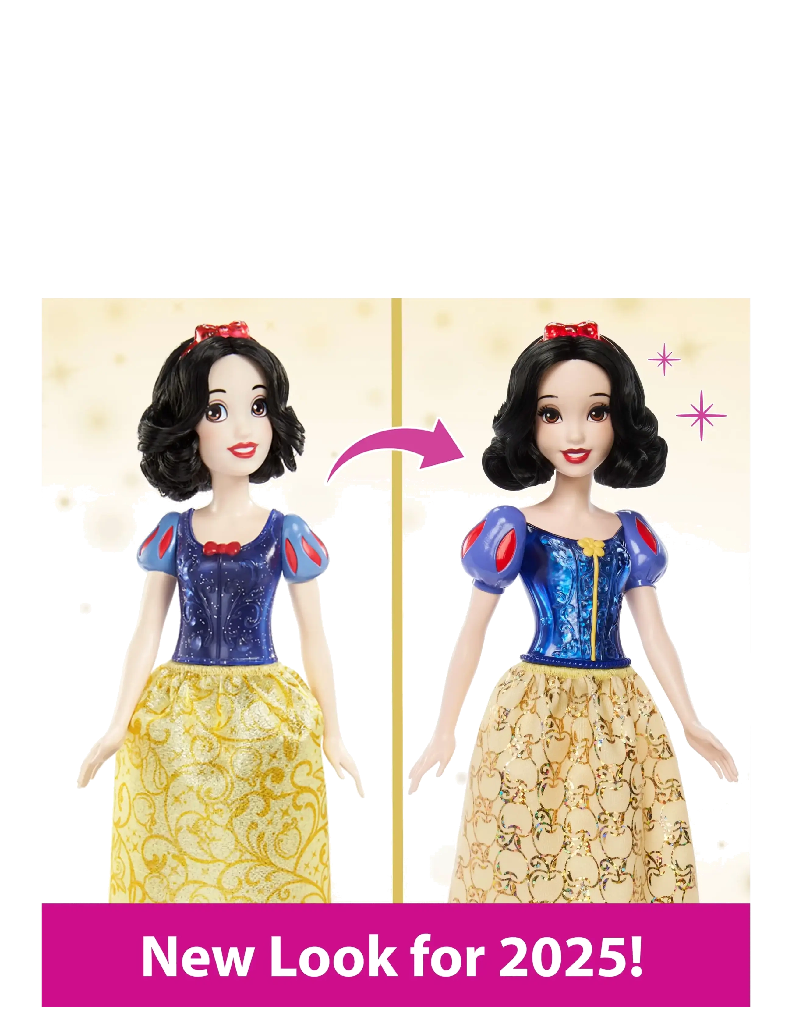 Disney Princess - Disney Princess Snow White Doll with Sparkling Fashion & Accessories, Inspired by Disney Movie - film- & eventyrsfigurer - multi color - 4