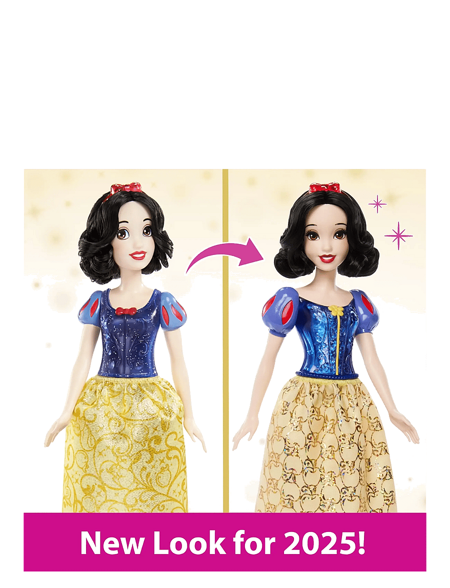 Disney Princess - Disney Princess Snow White Doll with Sparkling Fashion & Accessories, Inspired by Disney Movie - kvikmynda- og ævintýrapersónur - multi color - 4