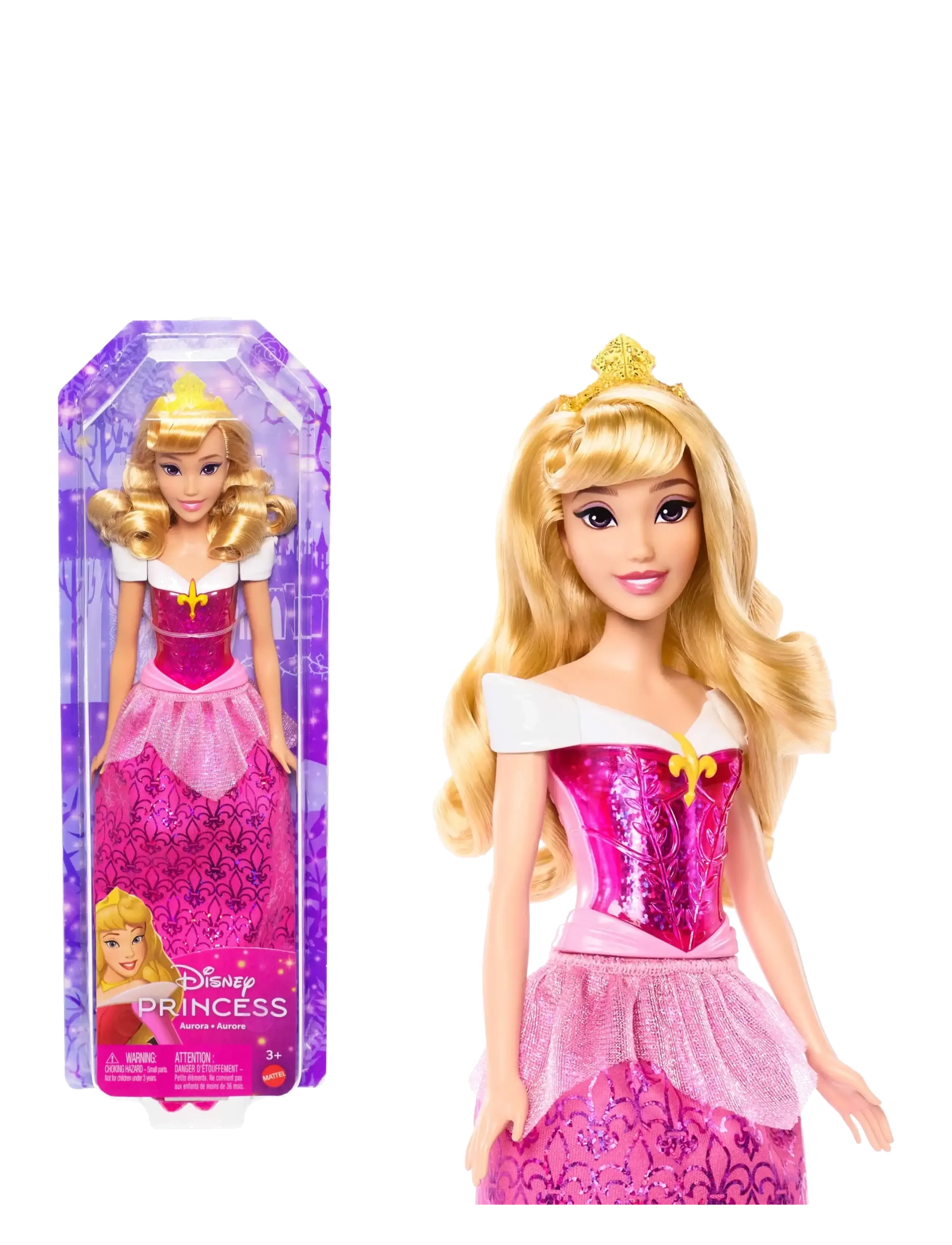 Disney Princess Aurora Doll With Sparkling Fashion & Accessories, Inspired By Sleeping Beauty, Børn, Dolls, Pink, Str: ONE SIZE