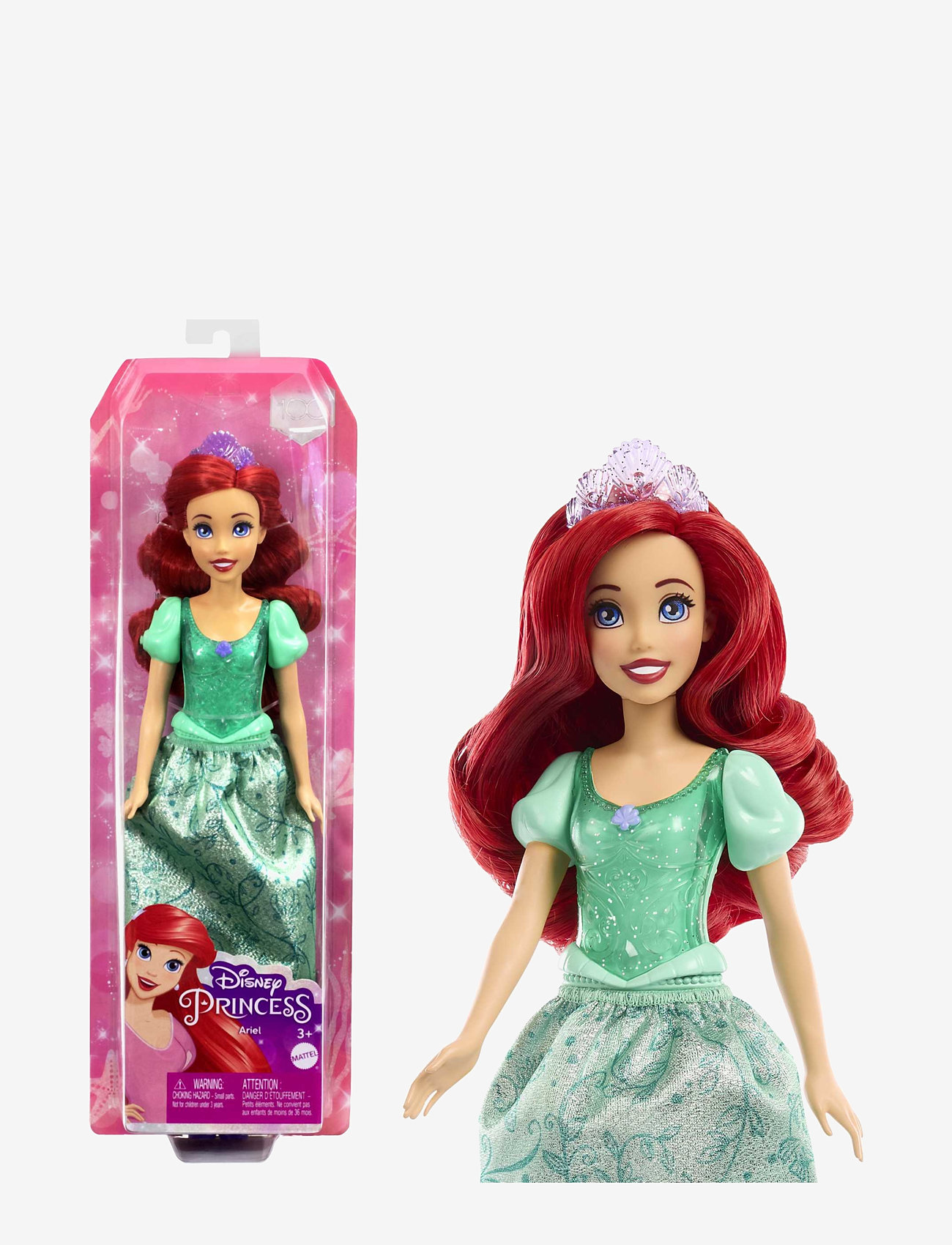 Disney Princess - Disney Princess Ariel Doll with Sparkling Fashion & Accessories, Inspired by The Little Mermaid - dukker - multi color - 1