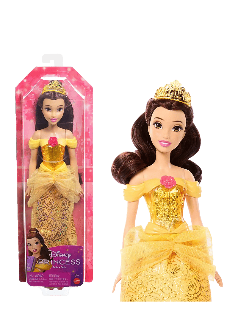 Disney Princess - Disney Princess Belle Doll with Sparkling Fashion & Accessories, Inspired by Beauty & the Beast - dolls - multi color - 1