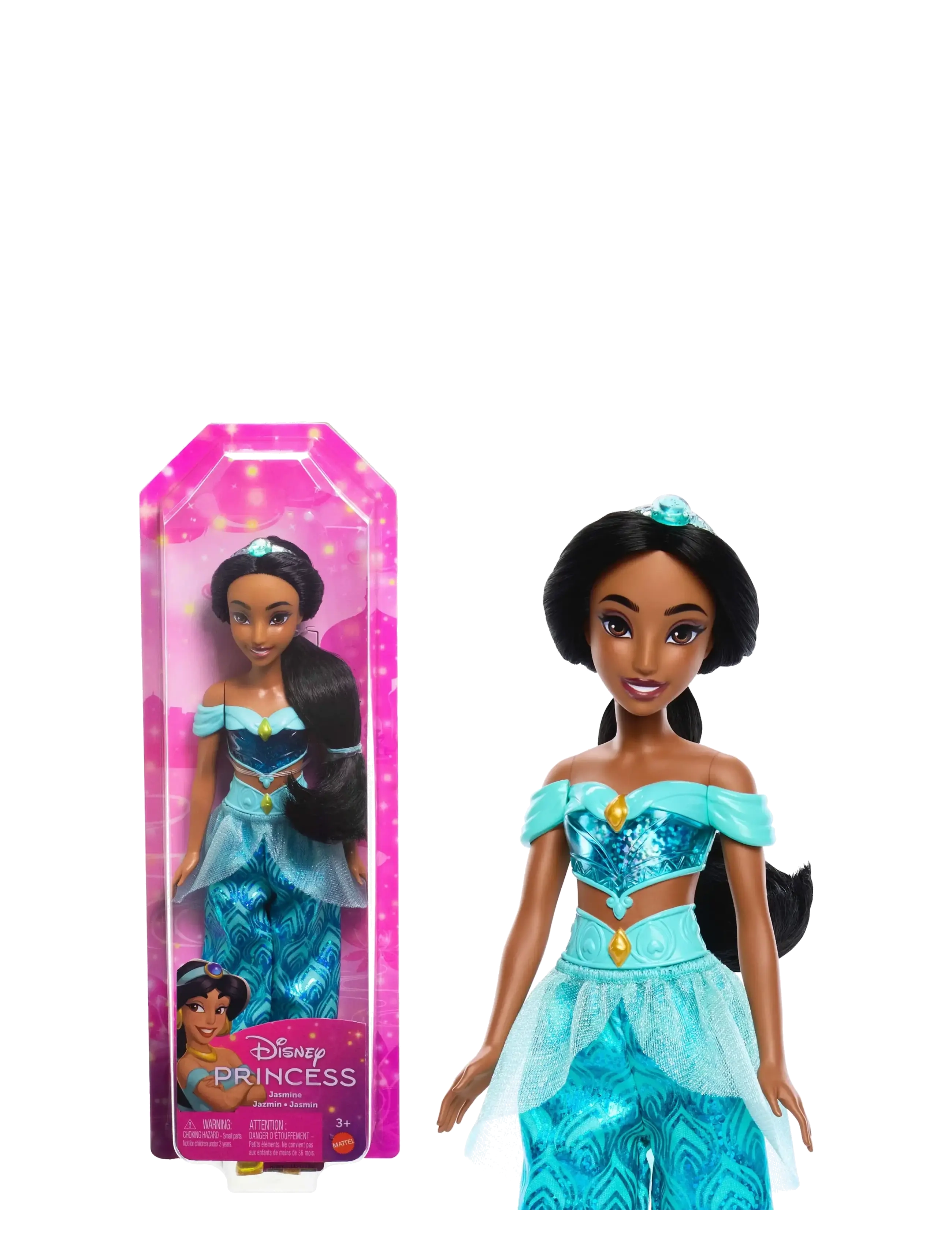Disney Princess Disney Princess Jasmine Doll with Sparkling Fashion & Accessories, Inspired by Aladdin Movie - Dolls & Accessories - MULTI COLOR / multi