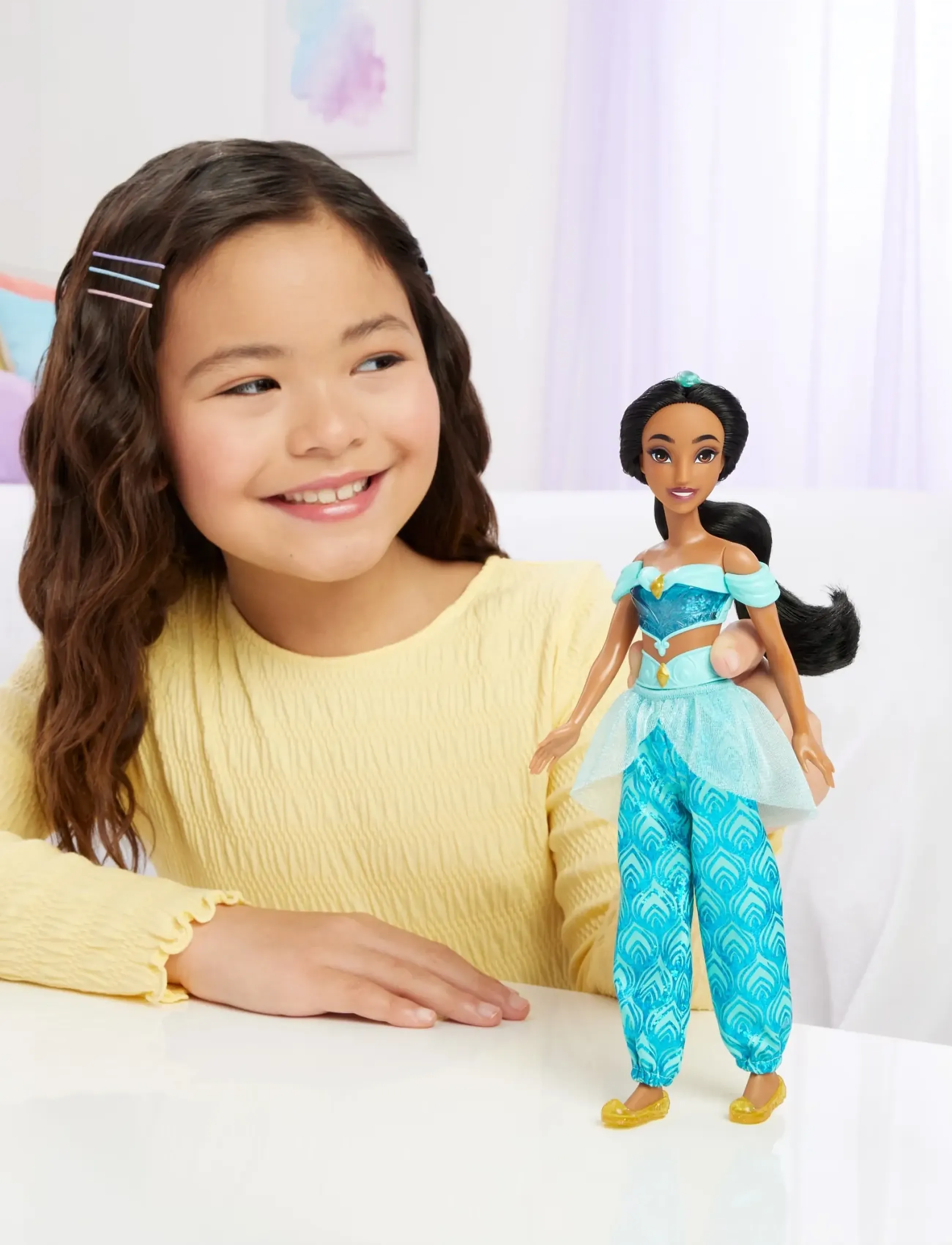 Disney Princess - Disney Princess Jasmine Doll with Sparkling Fashion & Accessories, Inspired by Aladdin Movie - puppen - multi color - 0