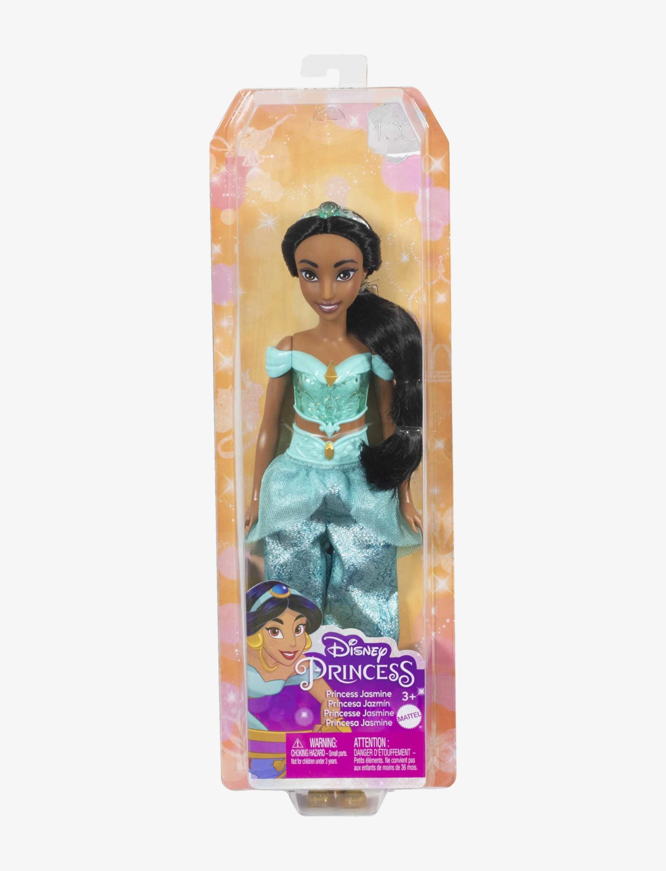 Disney Princess - Disney Princess Jasmine Doll with Sparkling Fashion & Accessories, Inspired by Aladdin Movie - dúkkur - multi color - 5