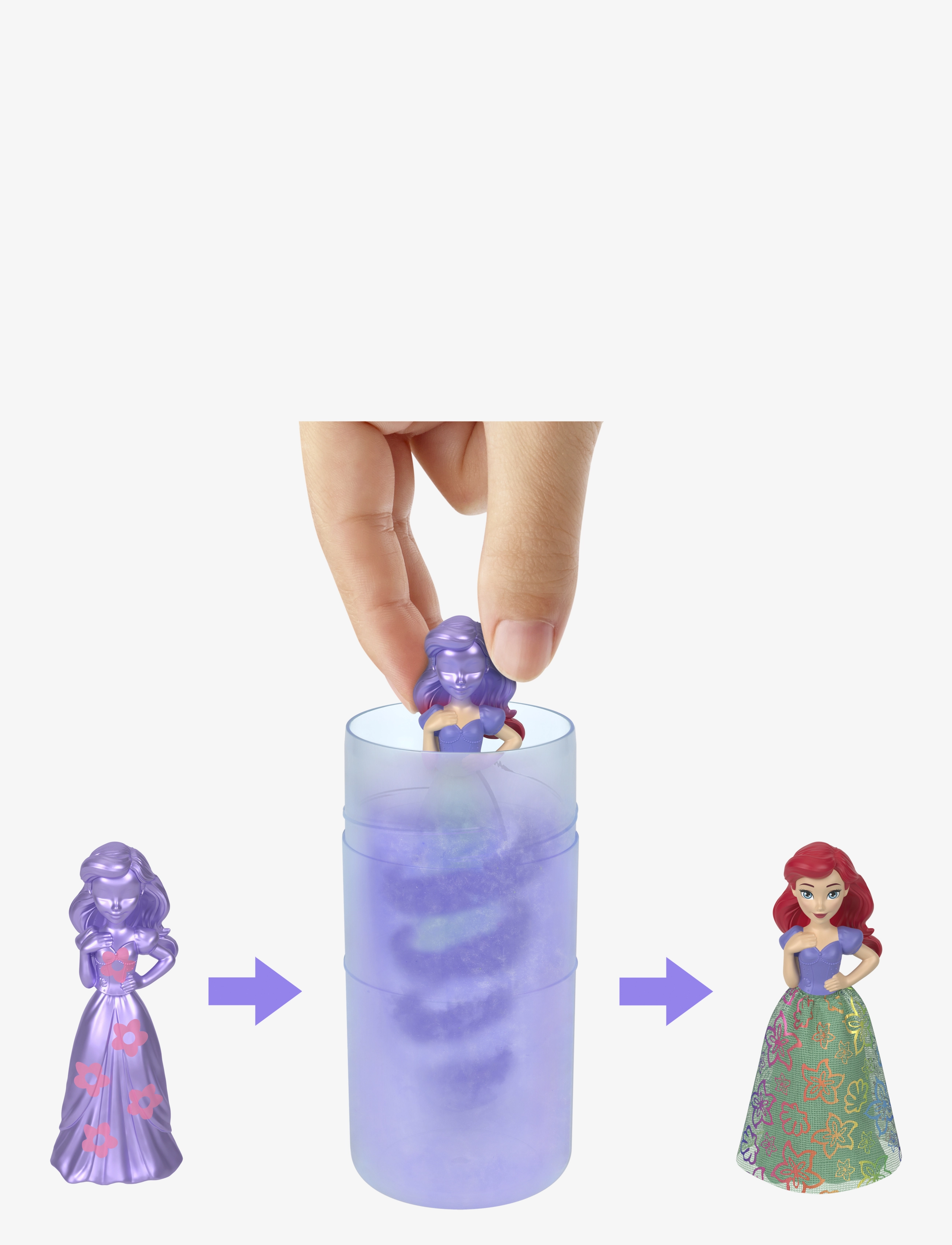 Disney Princess - Disney Princess Royal Color Reveal Small Doll - dukker - multicolor - 1