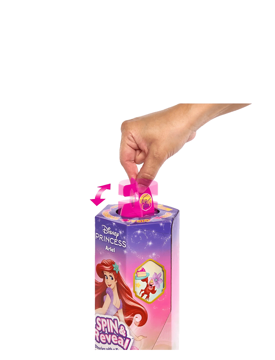 Disney Princess - Disney Princess Spin & Reveal Rapunzel Fashion Doll & Accessories with 11 Surprises - puppen - multicolor - 2