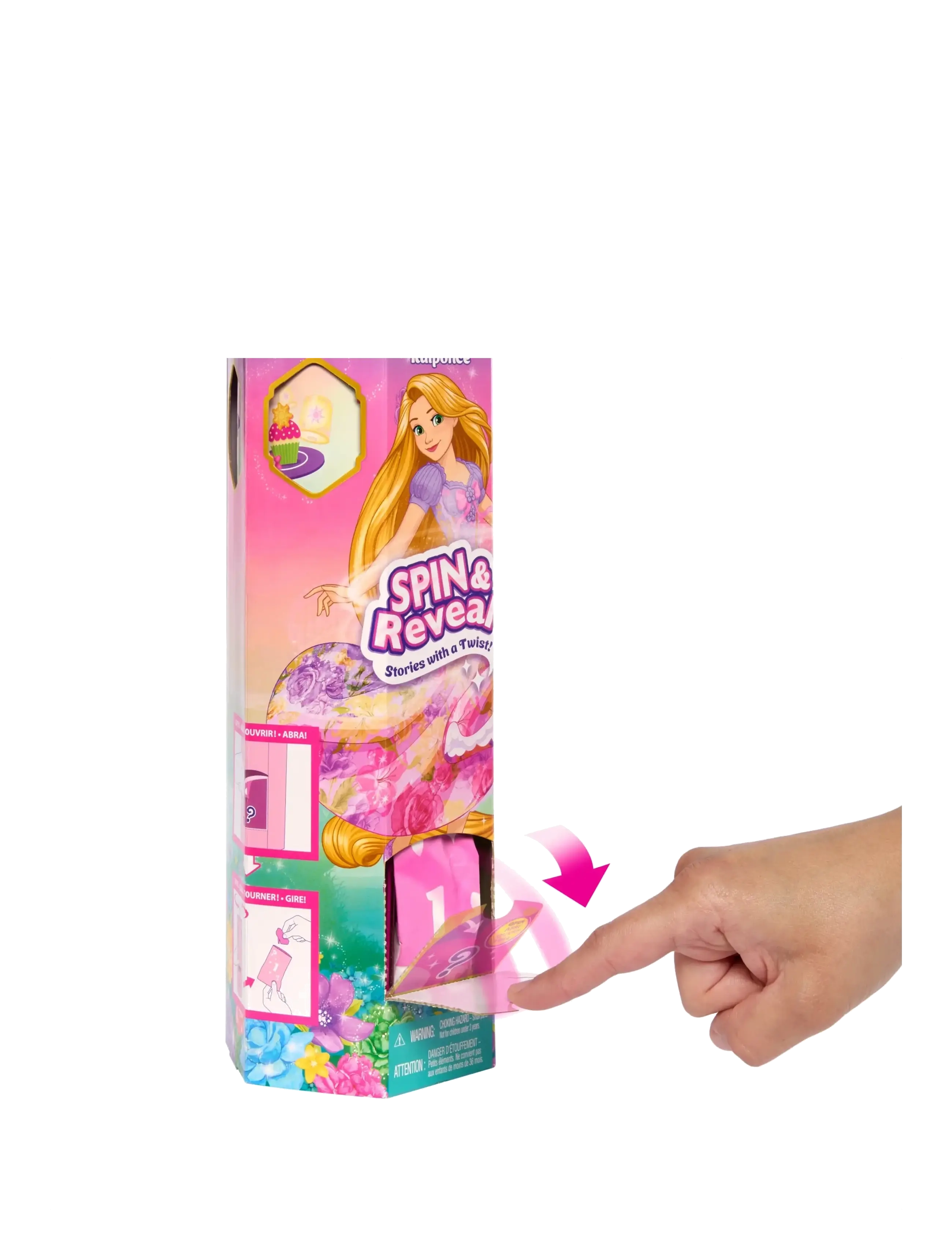 Disney Princess - Disney Princess Spin & Reveal Rapunzel Fashion Doll & Accessories with 11 Surprises - dukker - multicolor - 3
