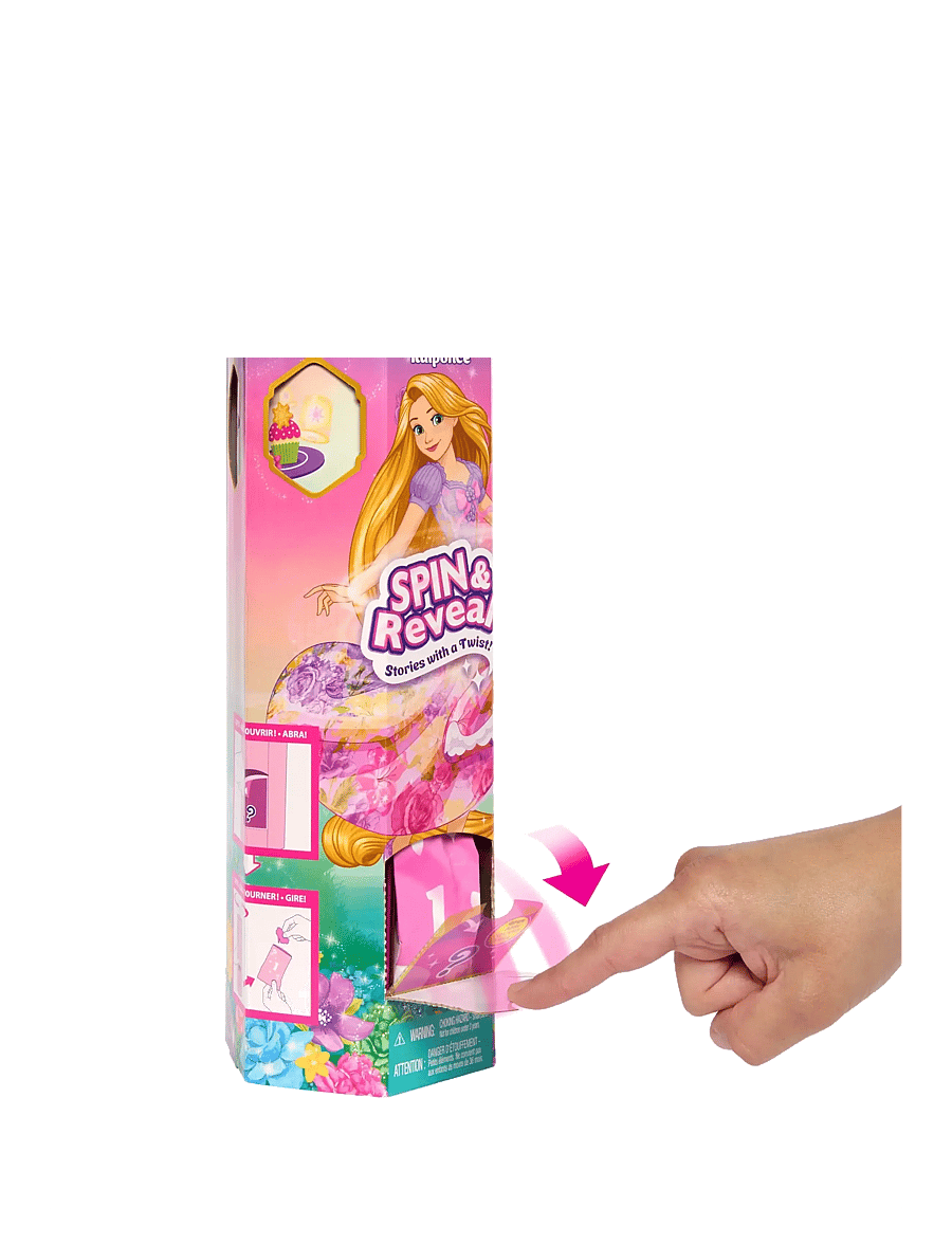 Disney Princess - Disney Princess Spin & Reveal Rapunzel Fashion Doll & Accessories with 11 Surprises - puppen - multicolor - 3
